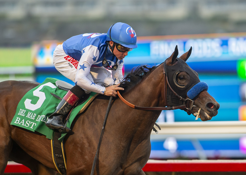 Bast wins the 2019 Del Mar Debutante