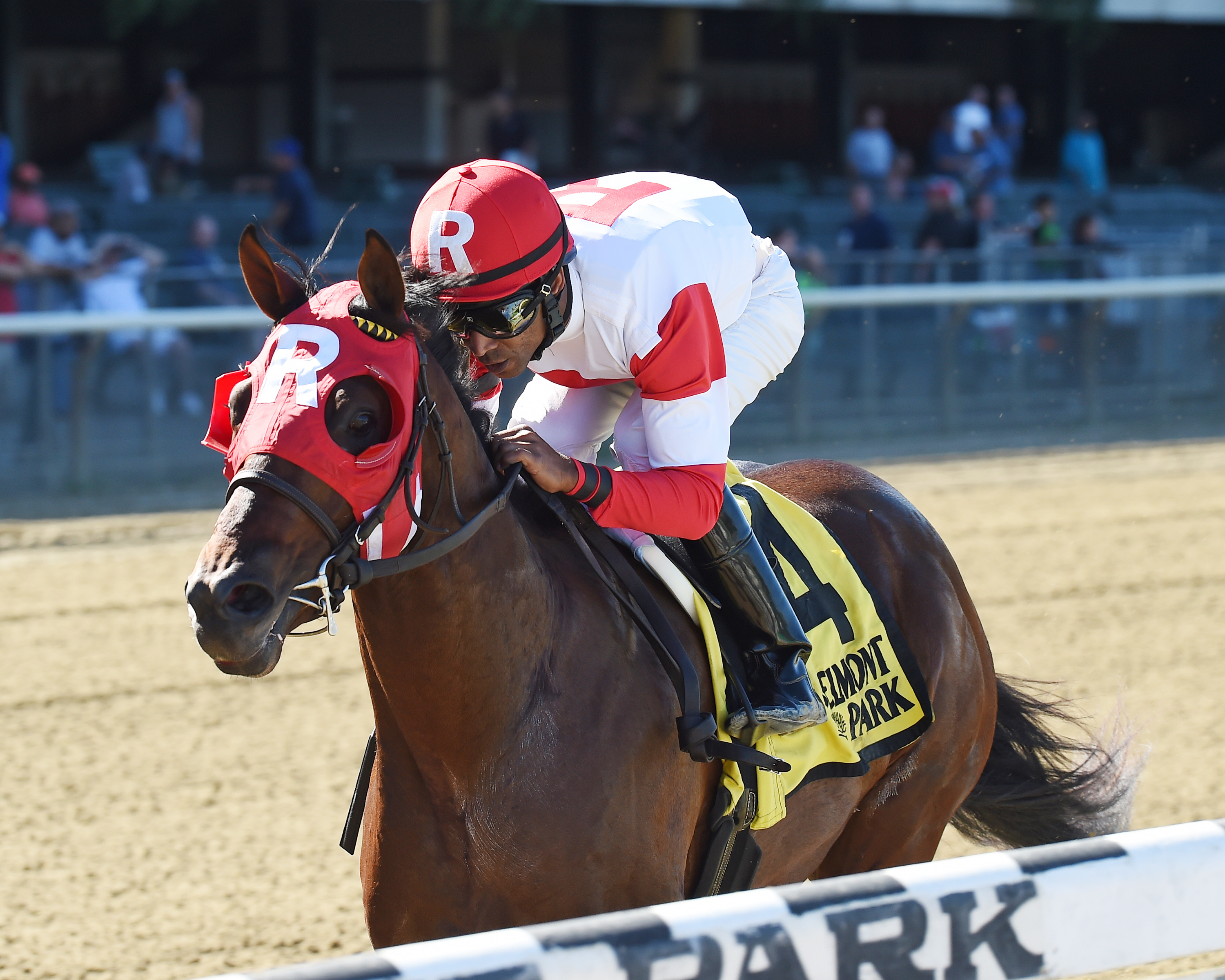Battle Station wins the 2017 Bertram F. Bongard Stakes