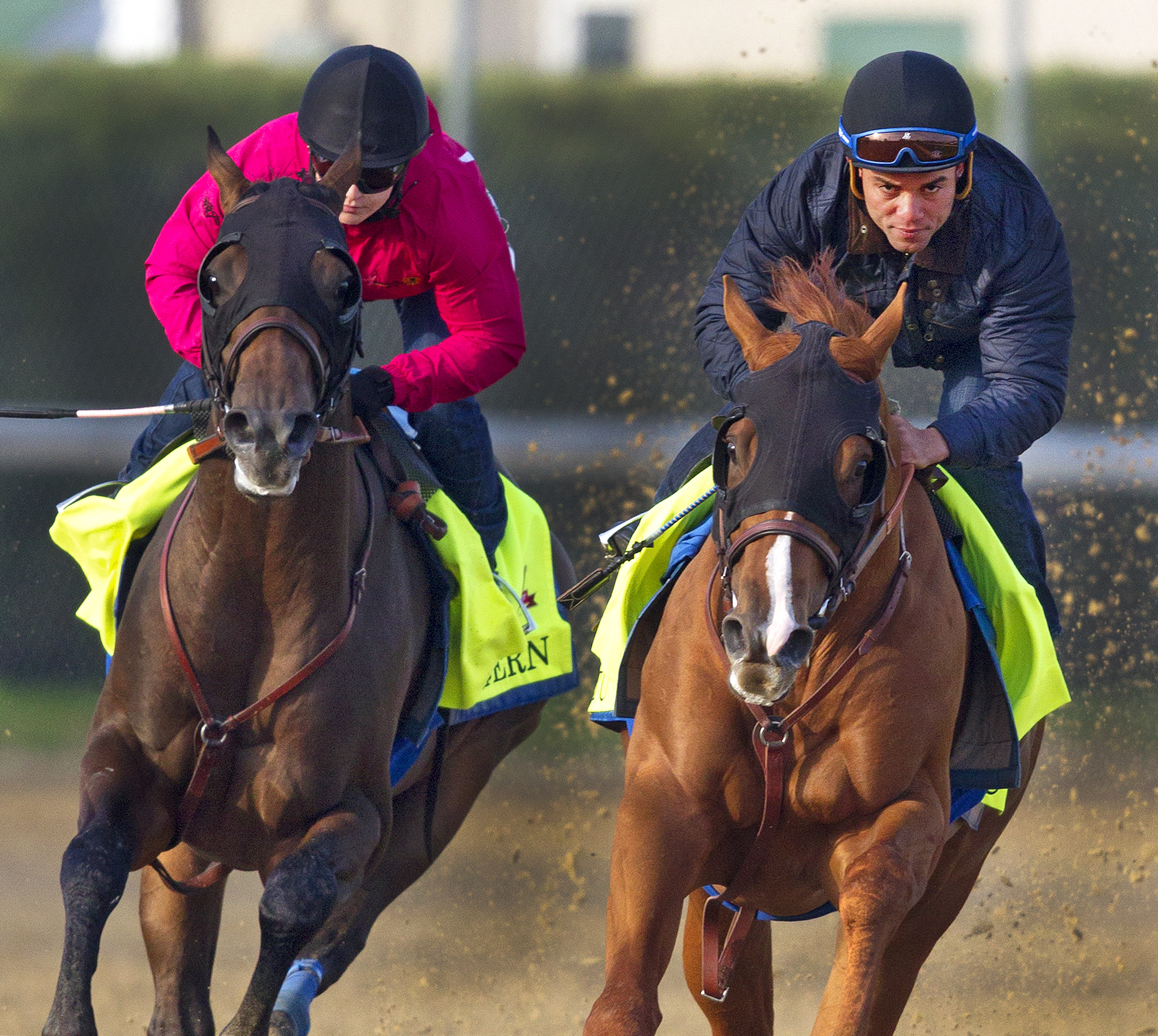 Bayern and Chitu work at Churchill on April 21