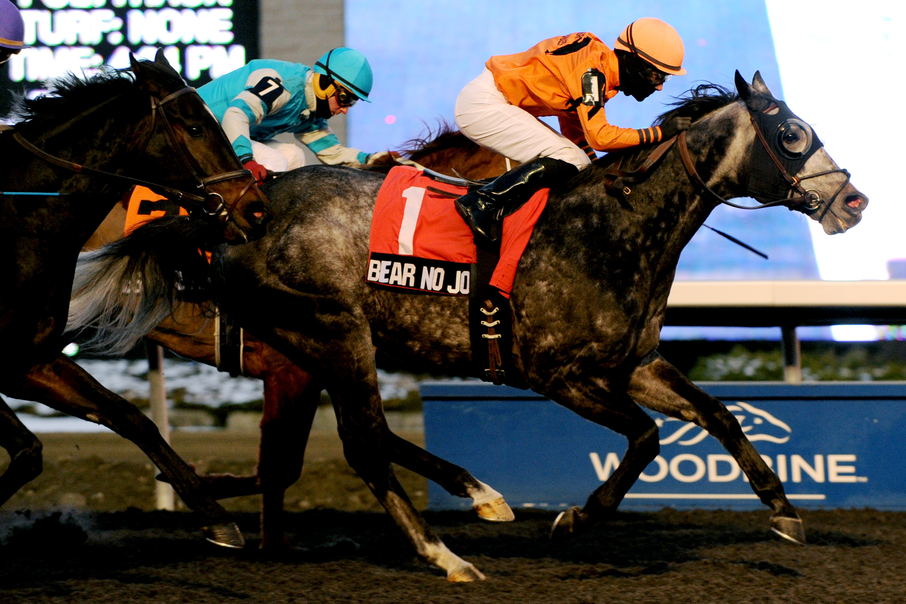 Bear No Joke wins the Kennedy Road Stakes
