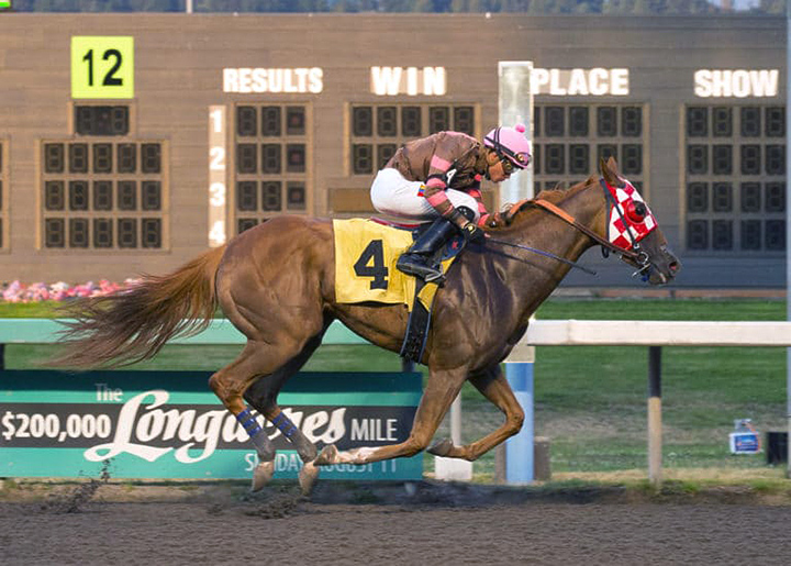 Beau Rocket wins a July 3 claiming race at Emerald Downs