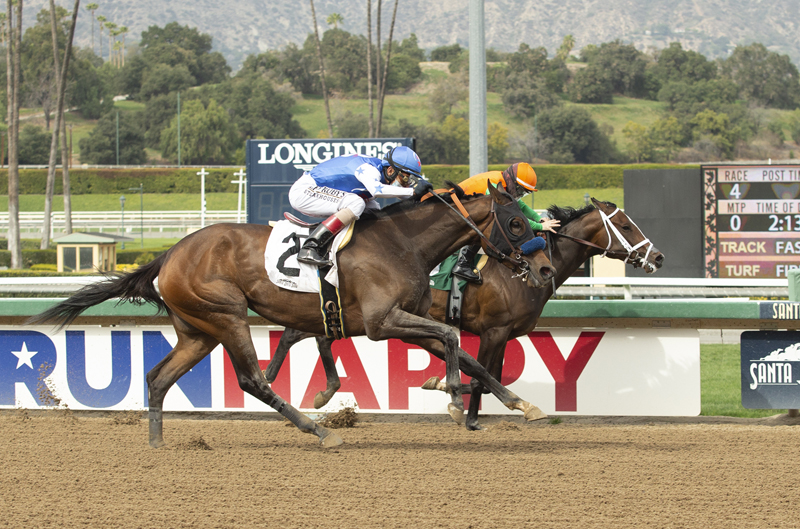 Beautiful Gift wins Santa Ysabel Stakes 3-7-2021