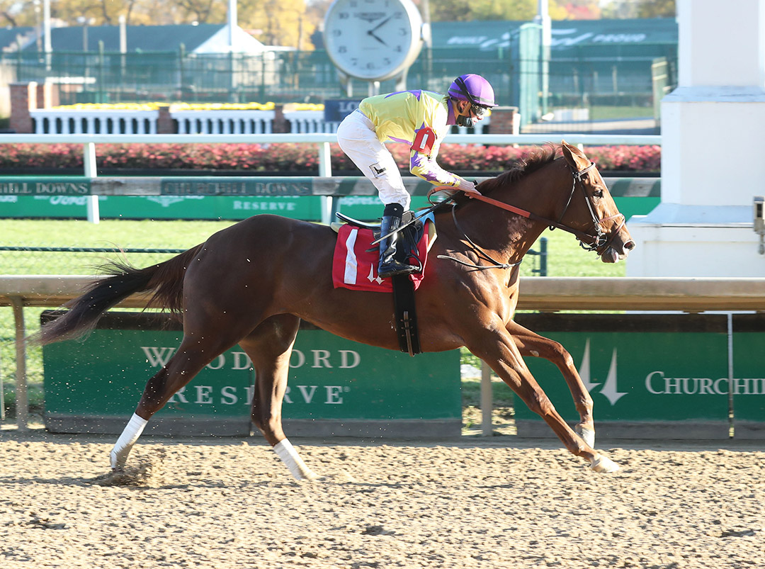 Beautiful Trauma wins a Nov. 12 allowance at Churchill Downs