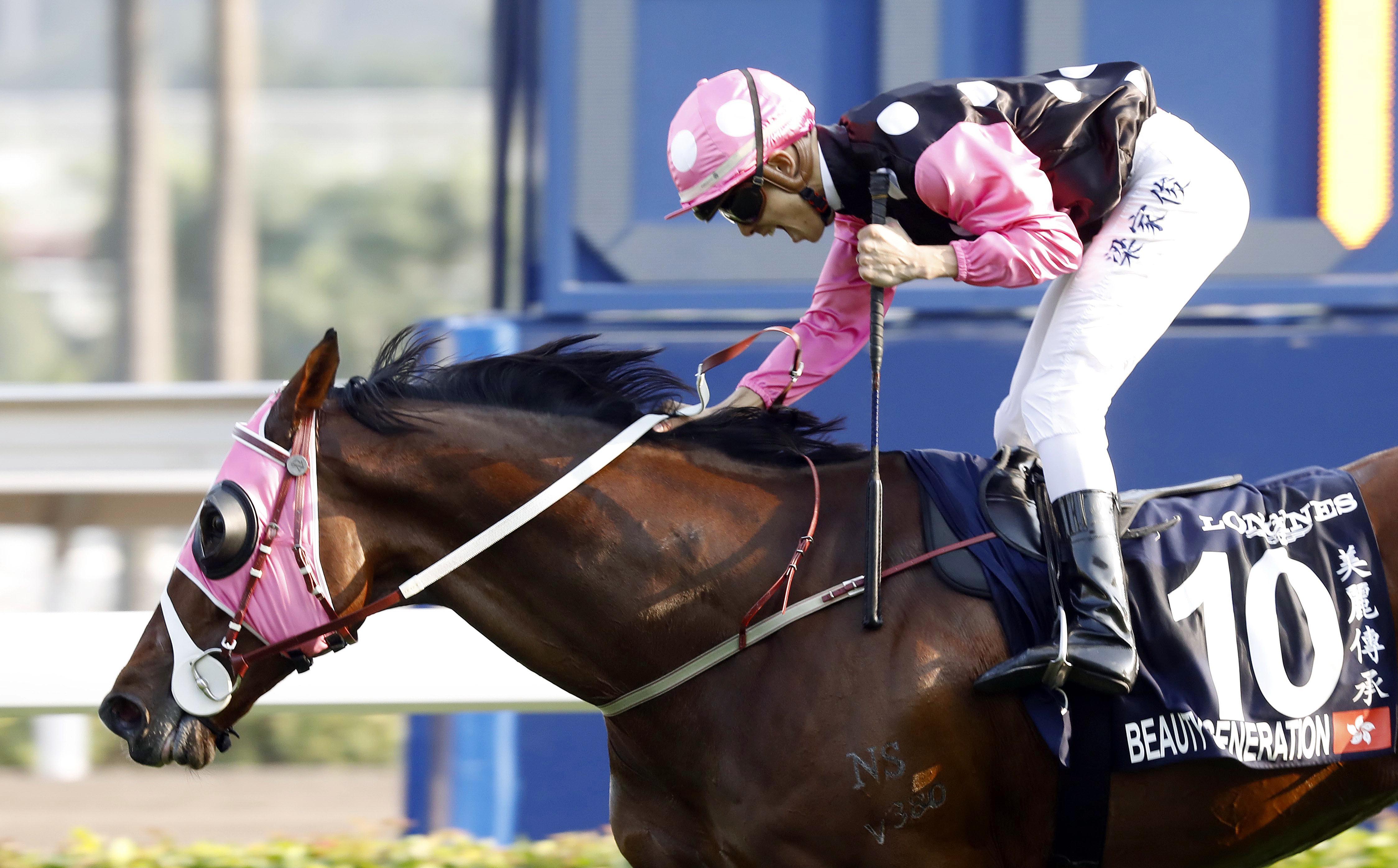 Beauty Generation wins the Hong Kong Mile