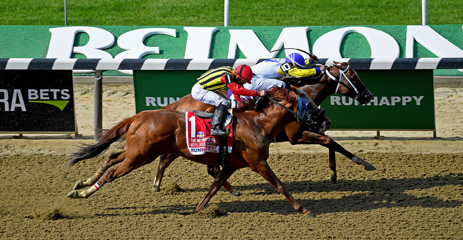 Bee Jersey wins the 2018 Met Mile