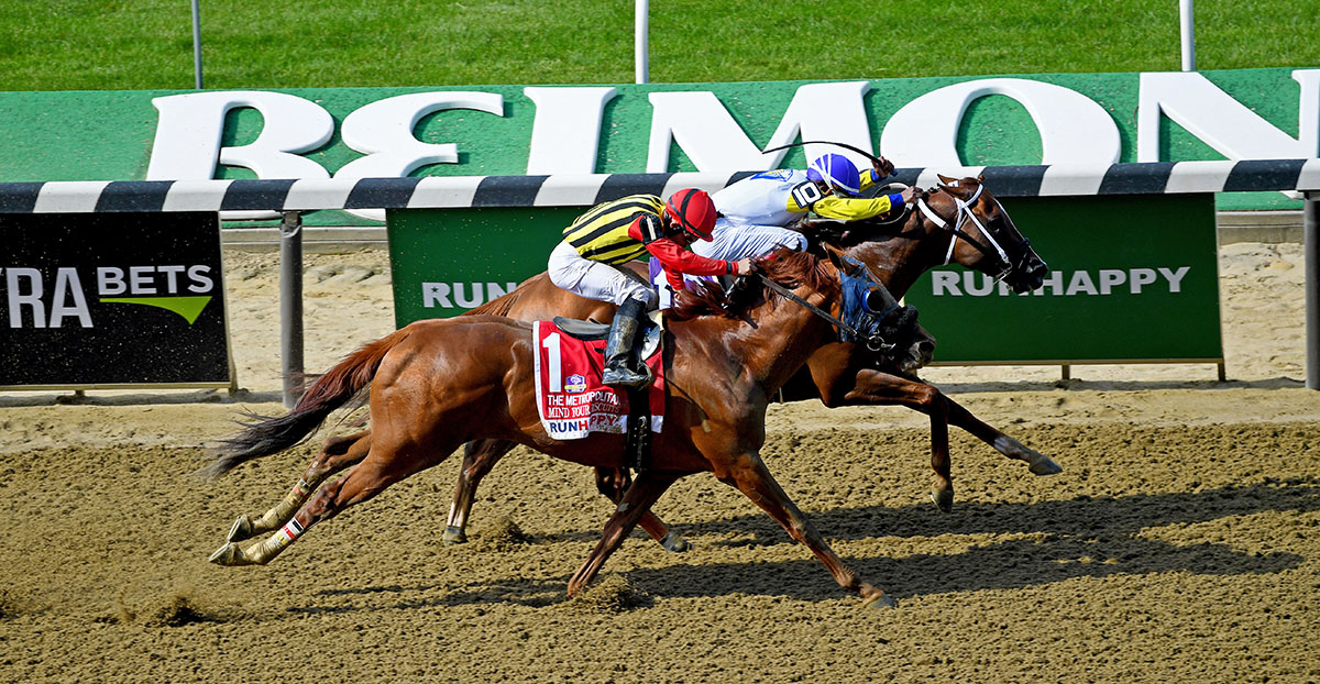 Bee Jersey wins the 2018 Met Mile