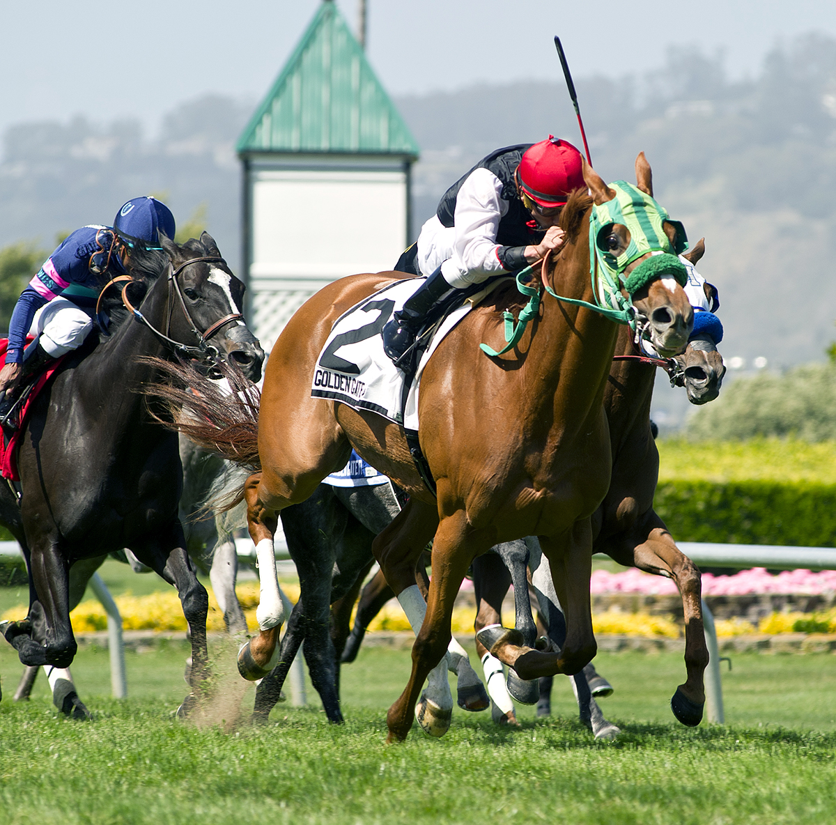 Bella Luma wins the 2018 Golden Poppy Stakes