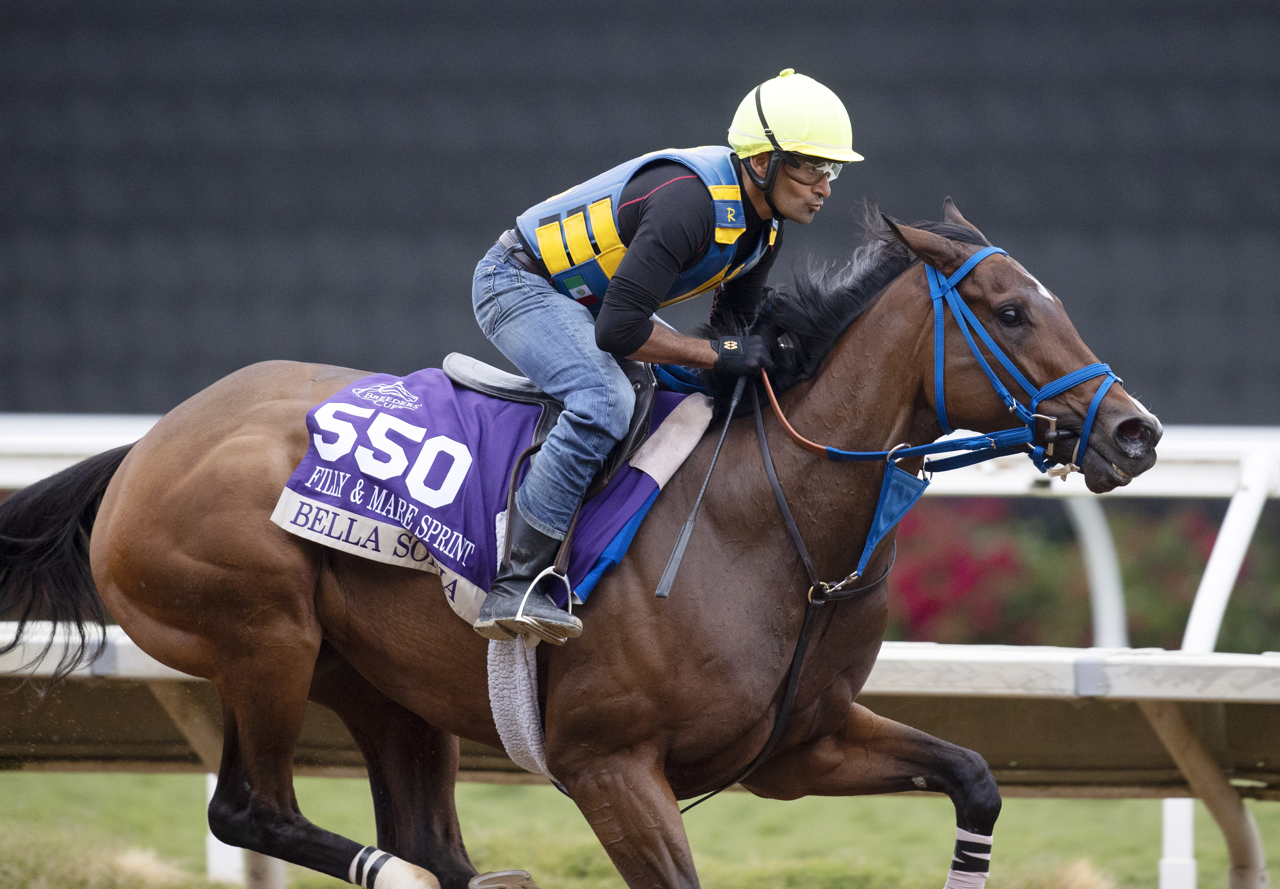 Bella Sofia works at Del Mar 10-31-2021