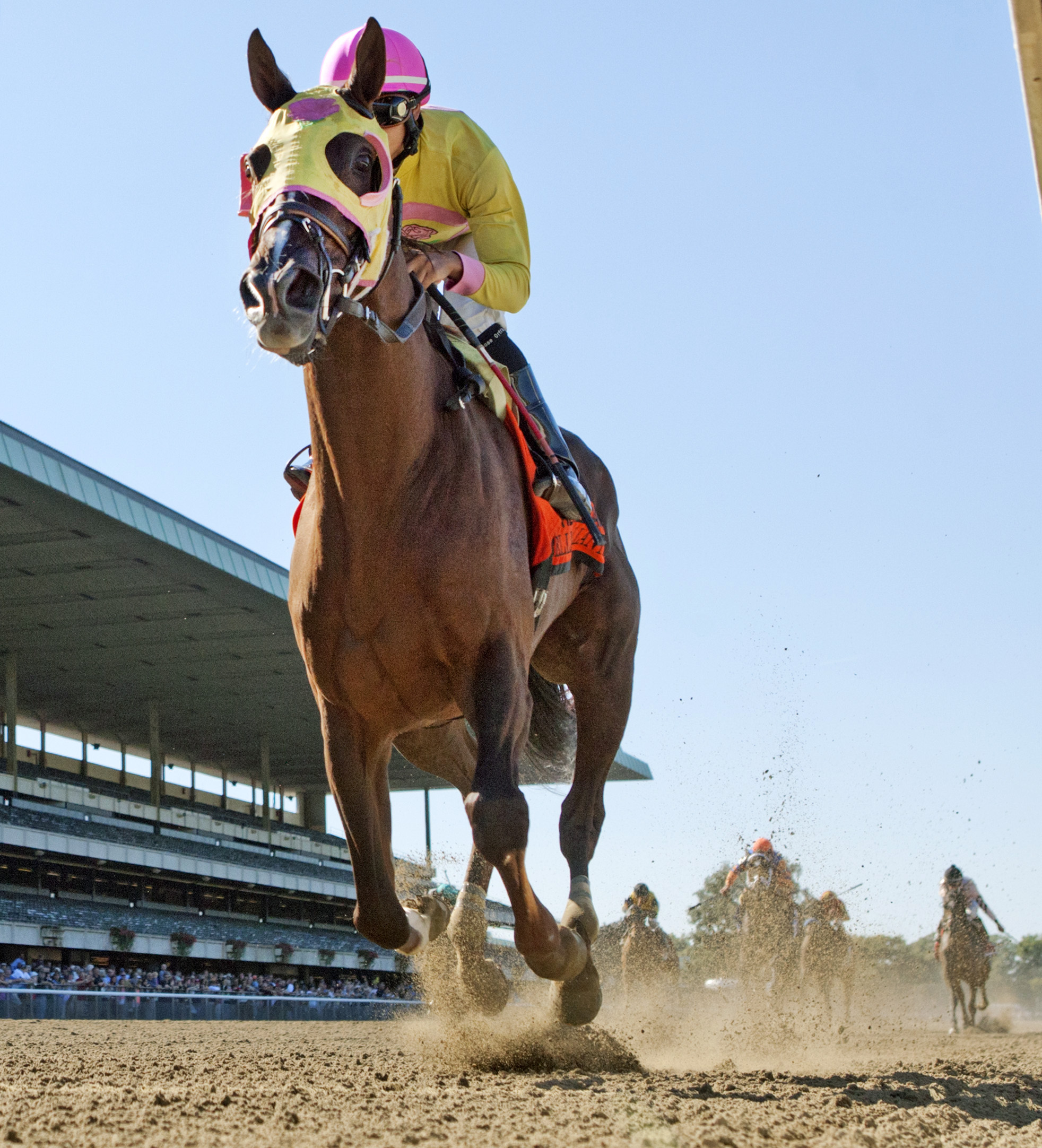 Belle Gallantey wins the Beldame