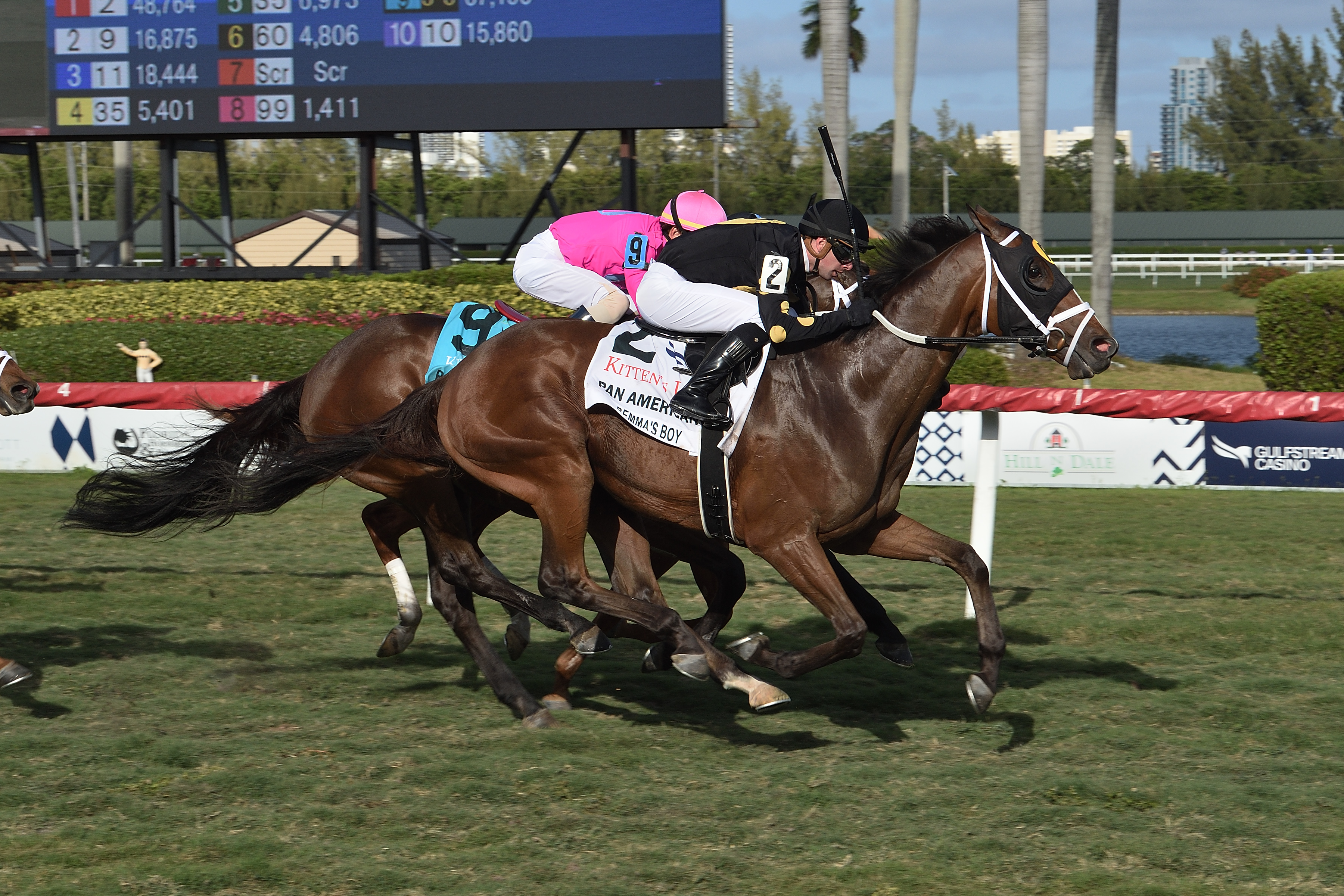 Bemma-s Boy wins the 2020 Pan American Stakes