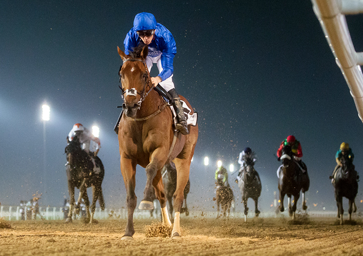 Benbatl wins Round 2 of the 2020 Al Maktoum Challenge at Meydan Racecourse