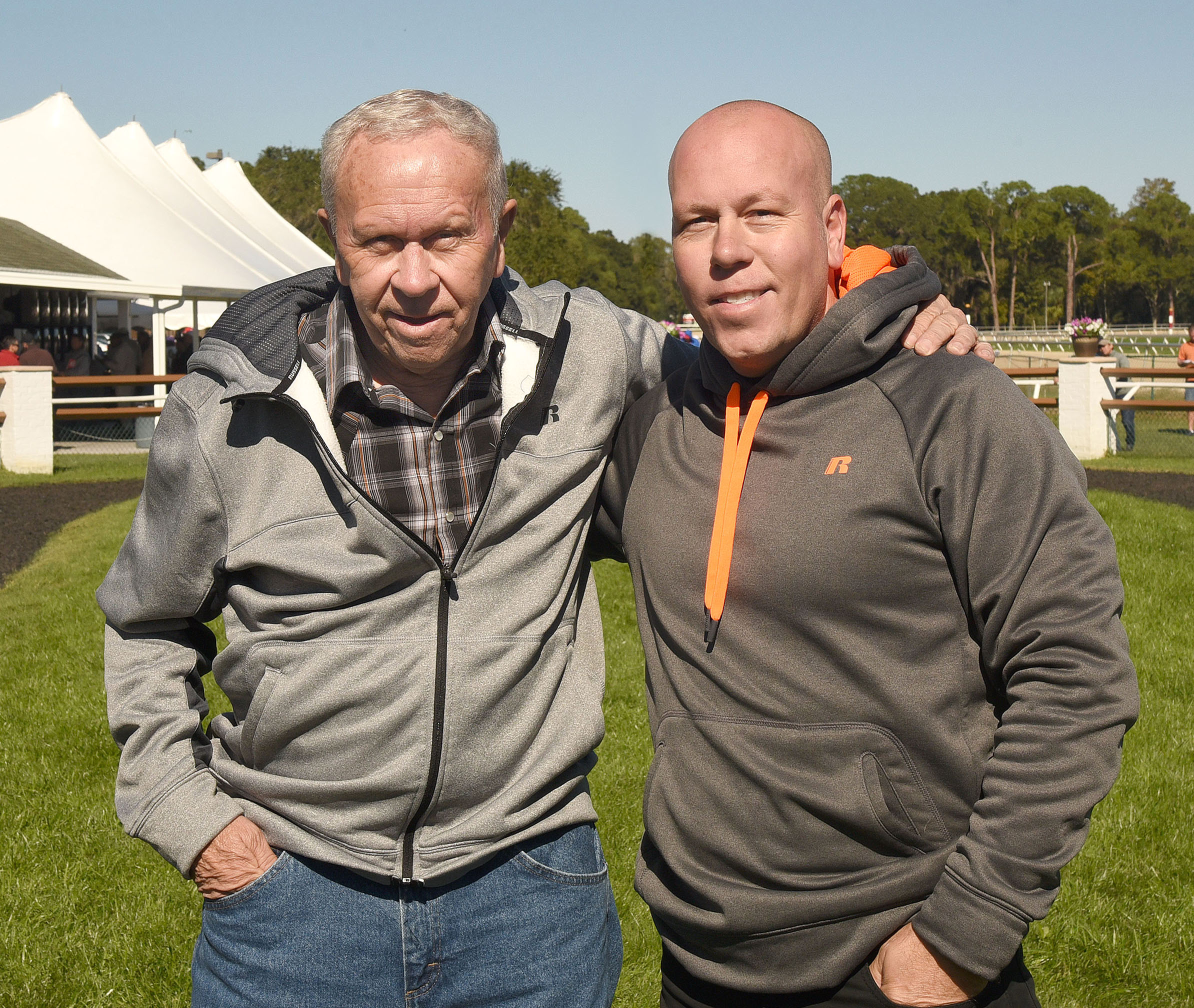 Trainer Gerald Bennett and Dale Bennett