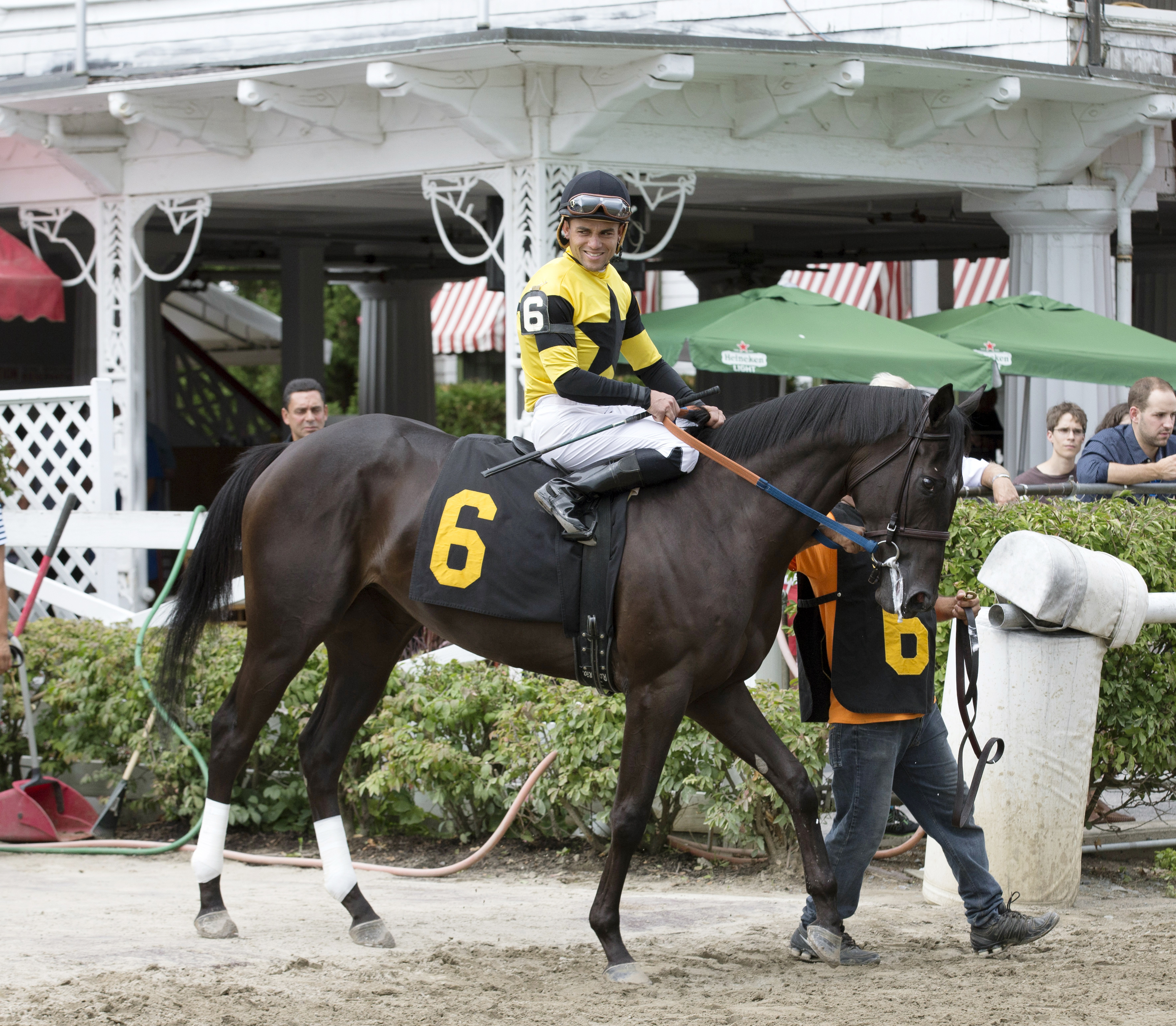 Berned at Saratoga on Aug. 14