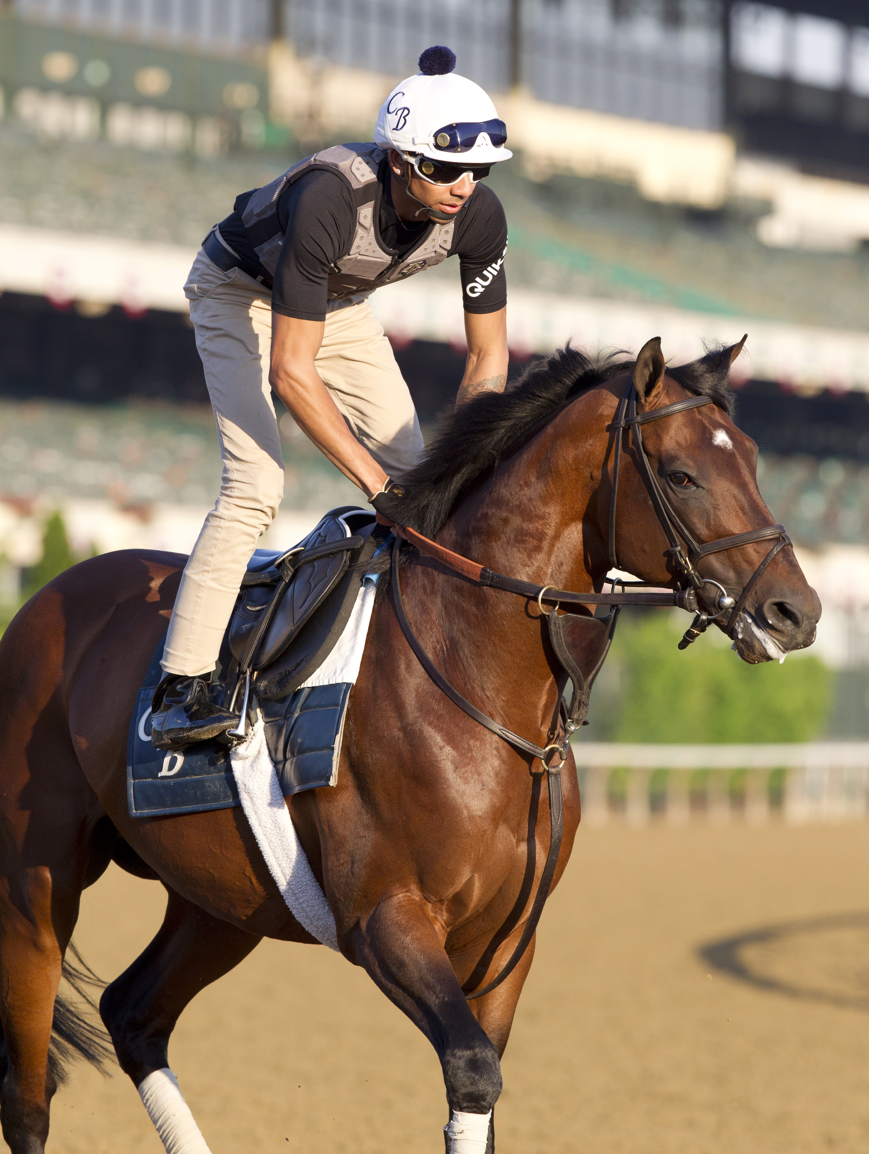 Big Blue Kitten at Belmont Park on June 7