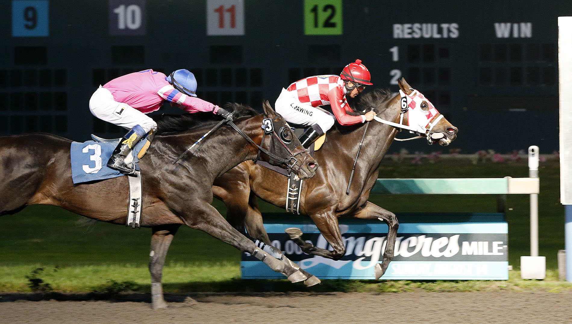 Big Hat Charlie wins a claiming race on April 29