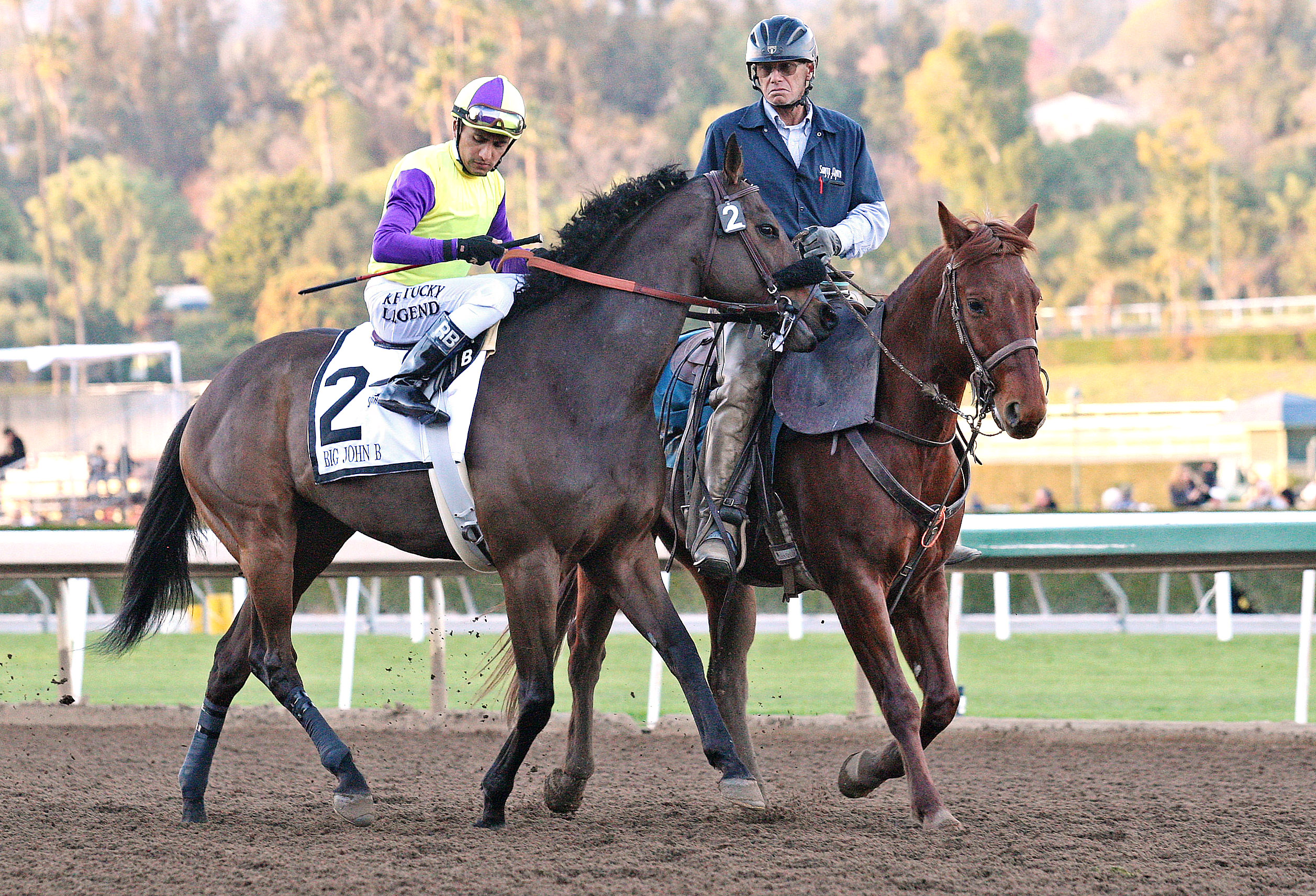Big John B at the San Gabriel Stakes