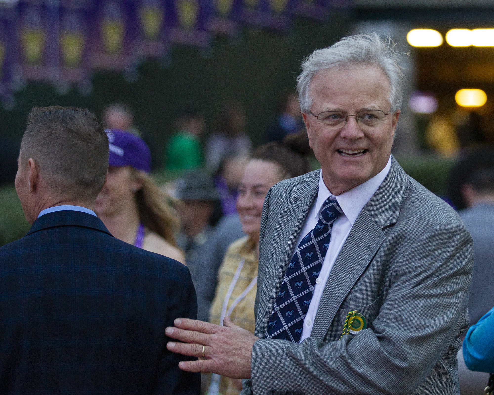 Bill Mott.Neil Poznanskyon BC Day at Keeneland Nov 5 2022