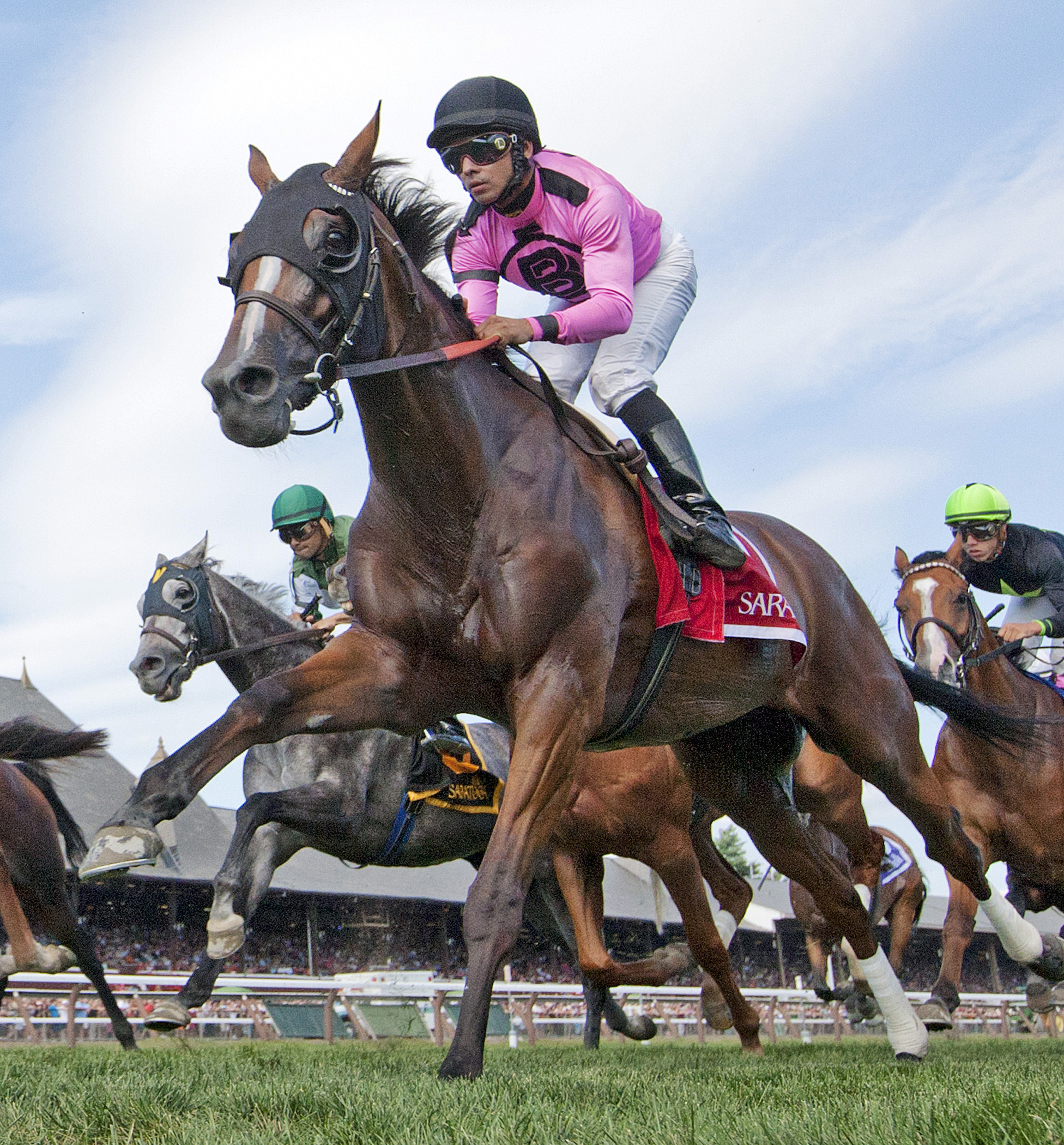 Bio Pro finishes fifth in the Bernard Baruch Handicap