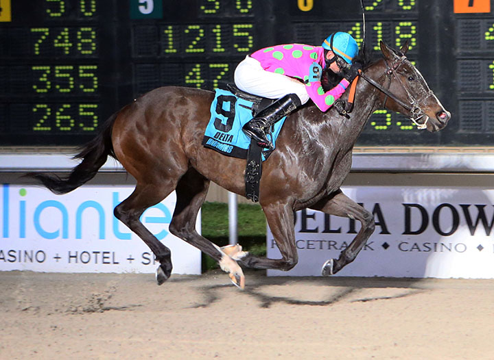 Bitsy-s Afleet wins the 2018 Pelican Stakes