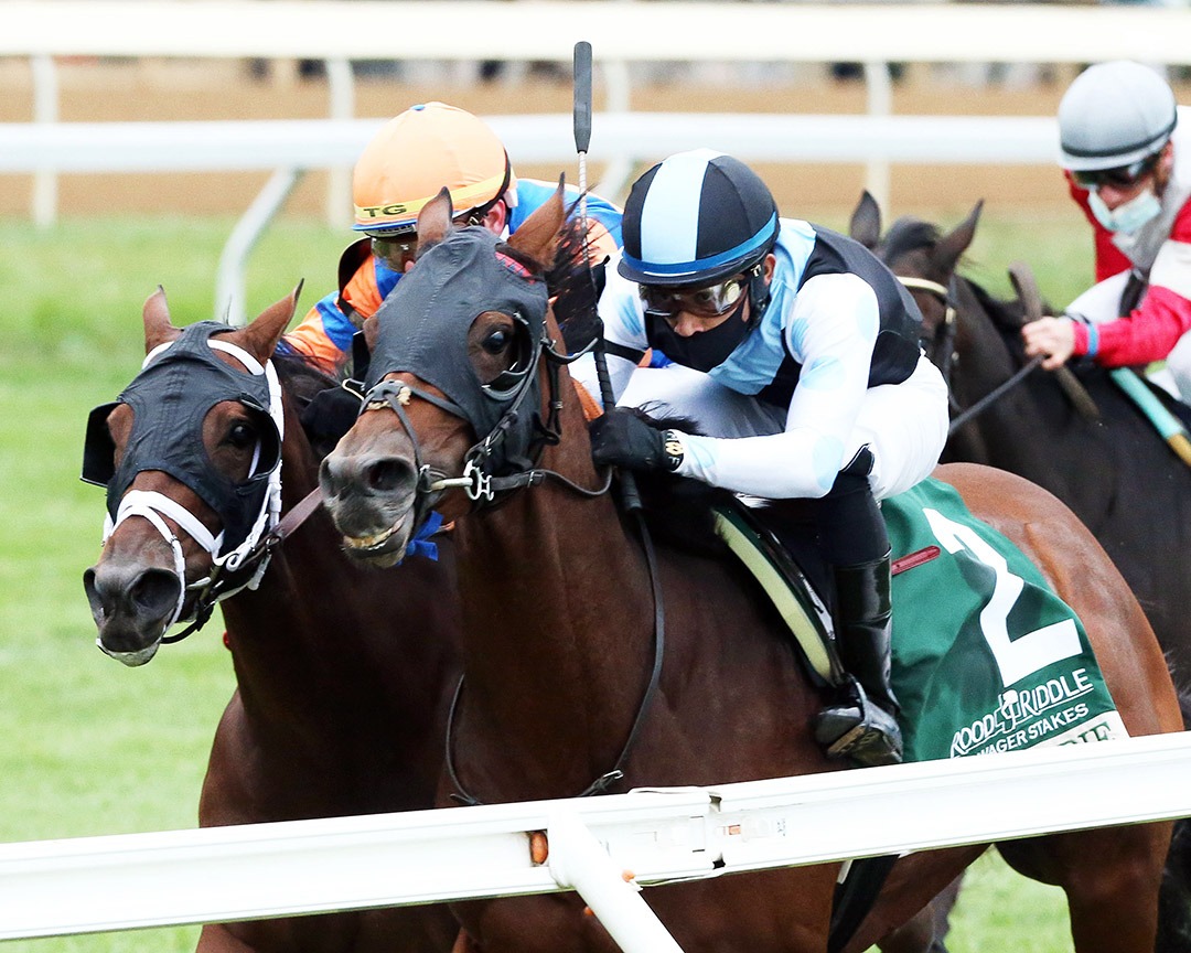 Blame Debbie wins the 2020 Rood & Riddle Dowager at Keeneland
