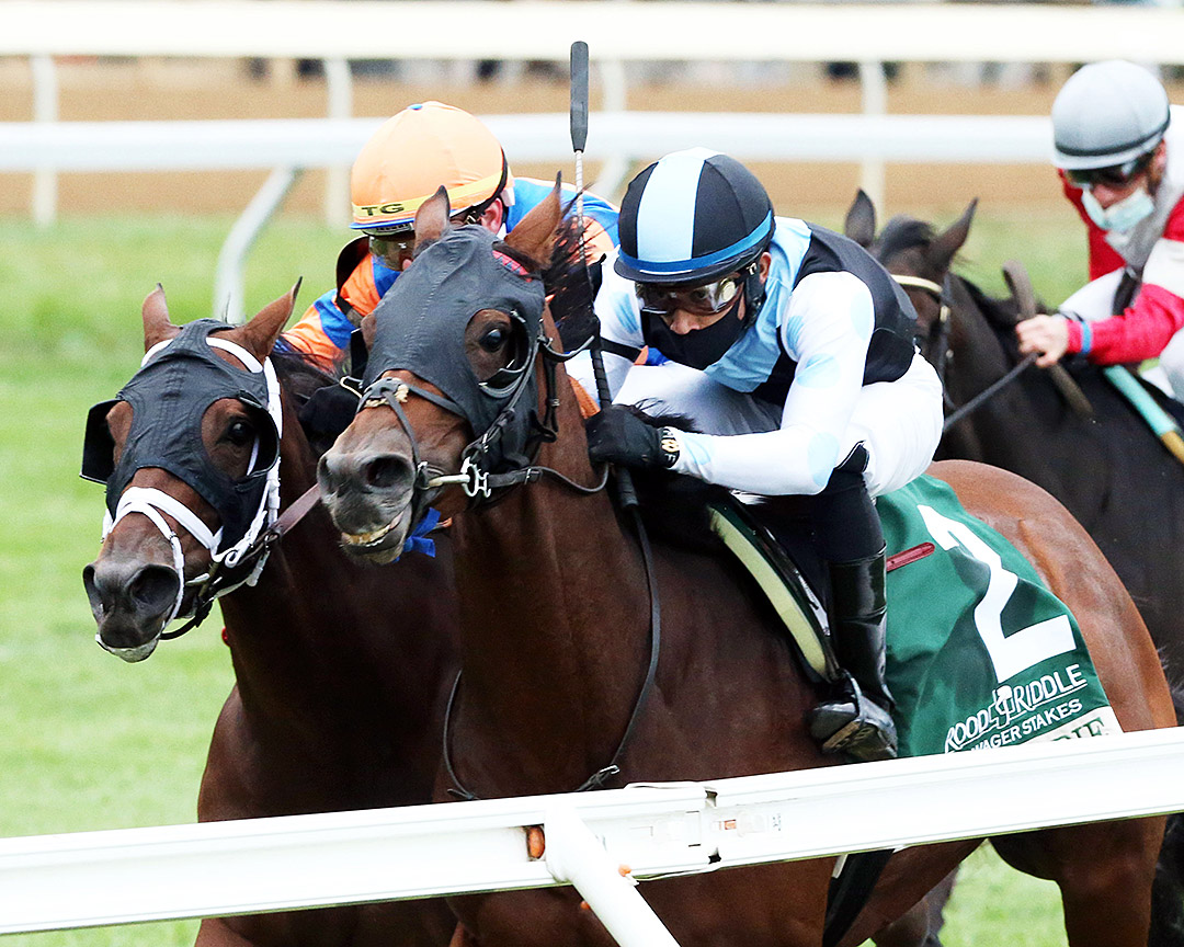 Blame Debbie wins the Dowager at Keeneland
