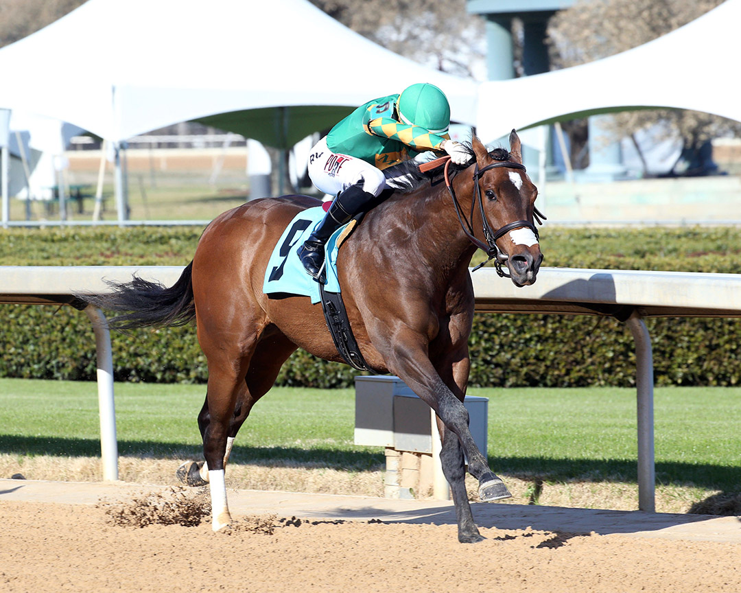 Blame J D wins a March 7 maiden race at Oaklawn Park