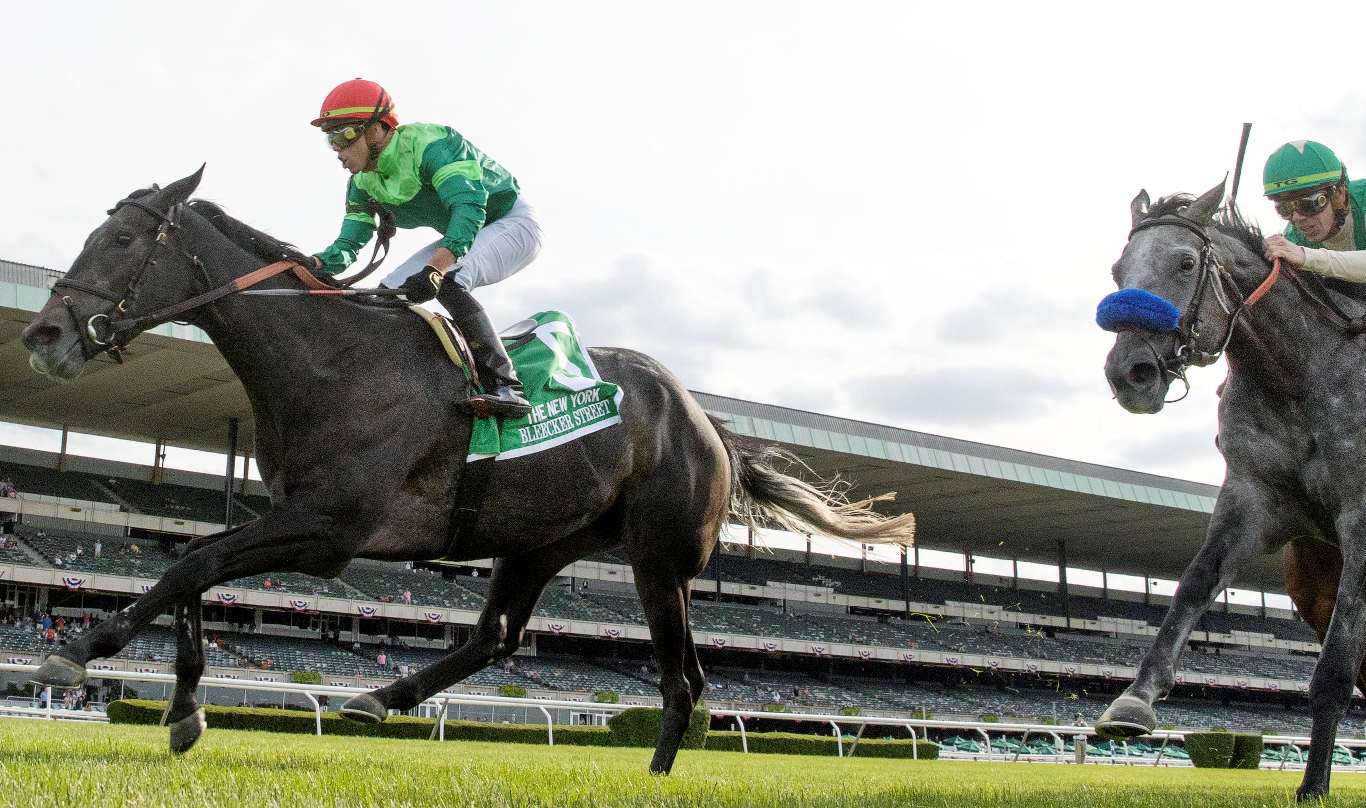 Bleecker Street wins the New York Stakes at Bemont on June 10 2022