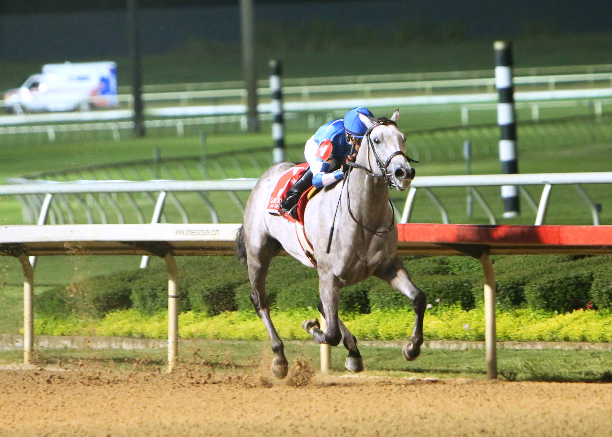 Bling On The Music wins the Texas Thoroughbred Futurity