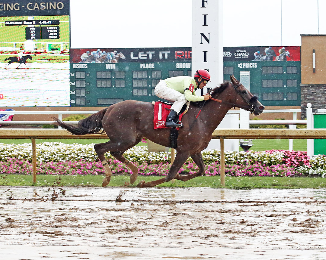 Bloody Mary Mornin wins an August 2020 allowance at Indiana Grand