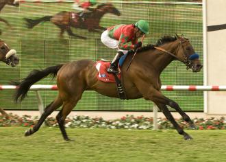 Blue Chagall captures the Wickerr Stakes - July 28, 2010