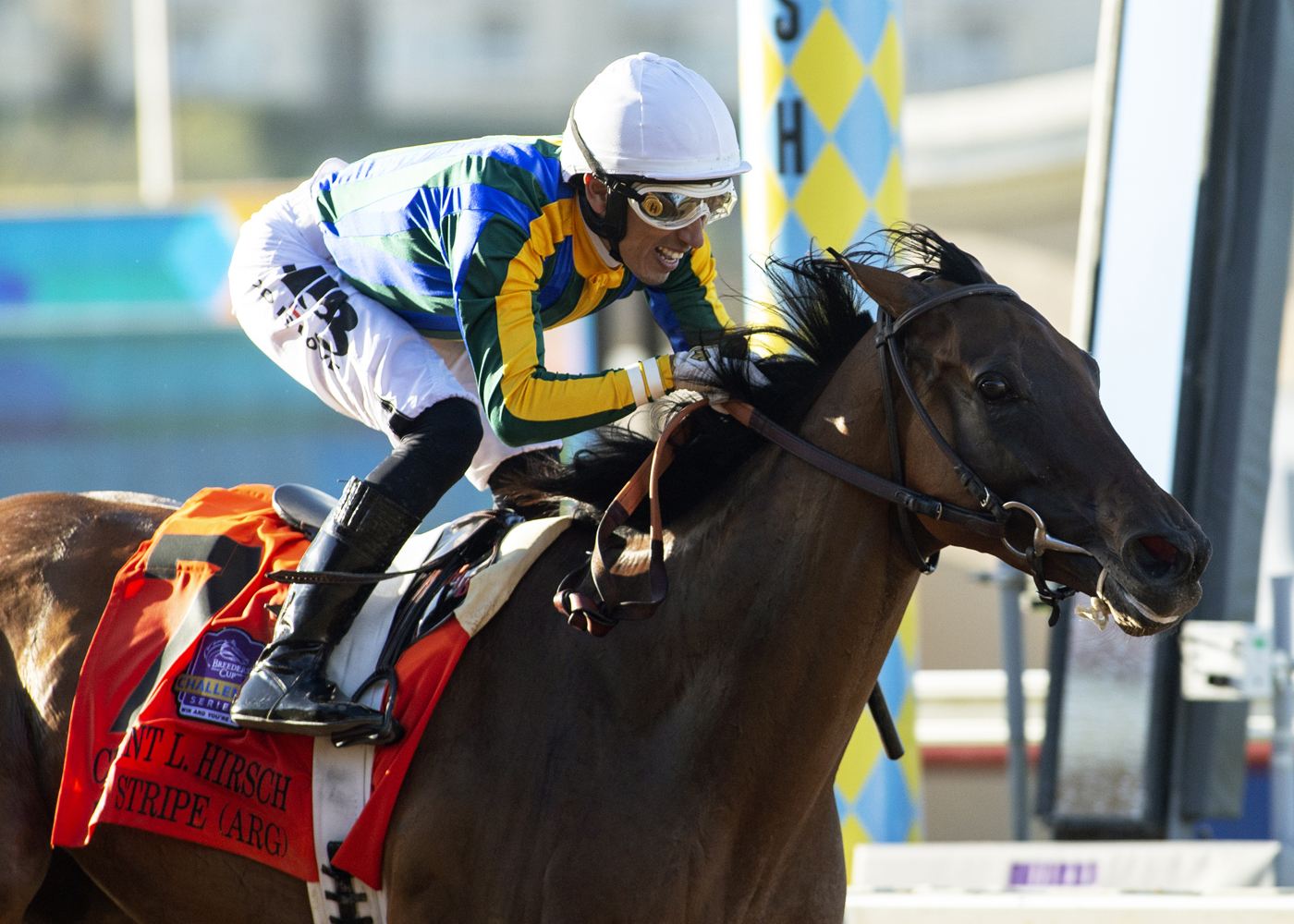 Blue Stripe wins Clement Hirsch 8-6-2022