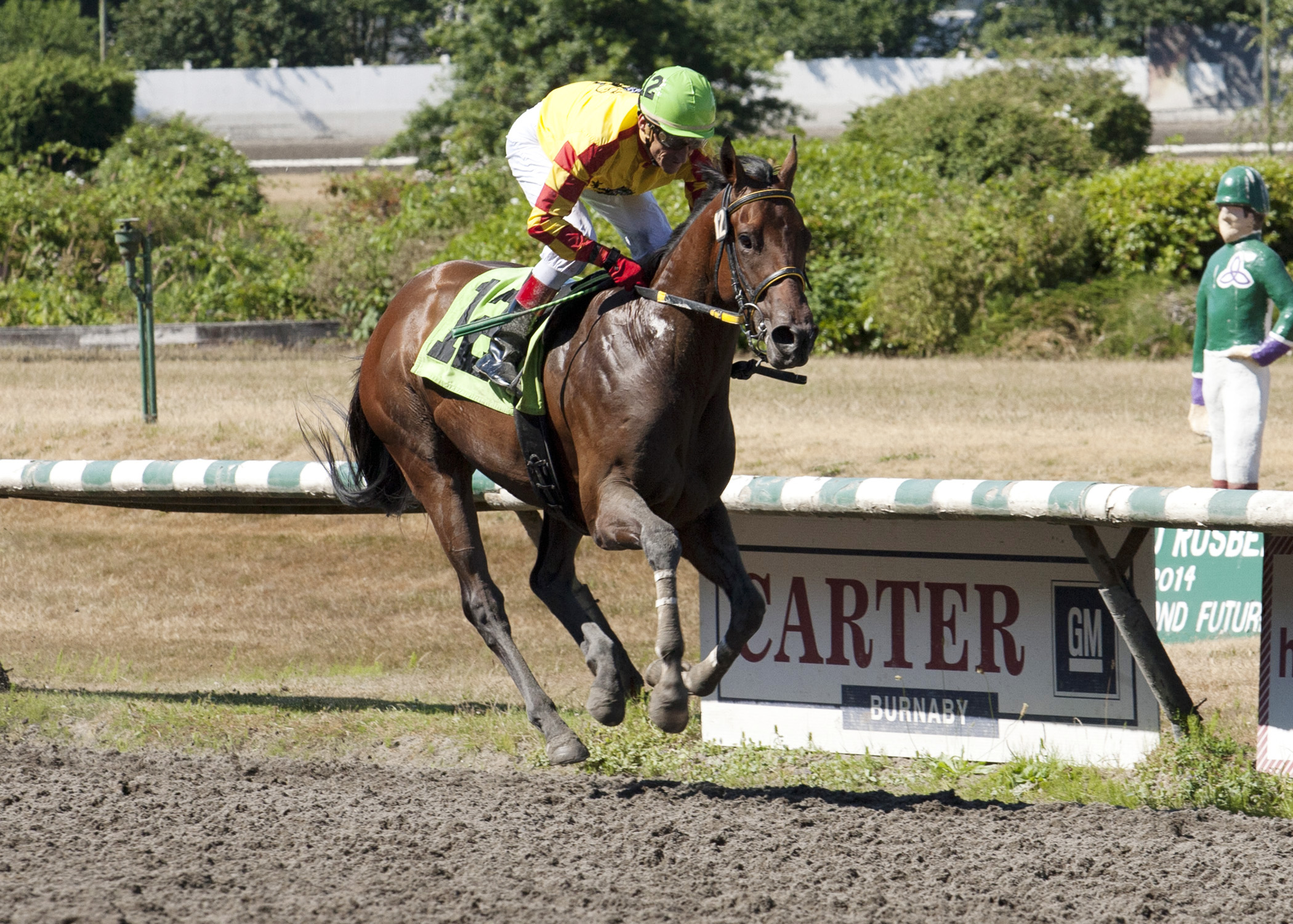 Bluegrass Angus wins the Chris Loseth Stakes