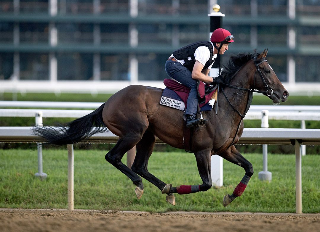 Bolshoi Ballet trains at Saratoga Race Course on Aug. 5