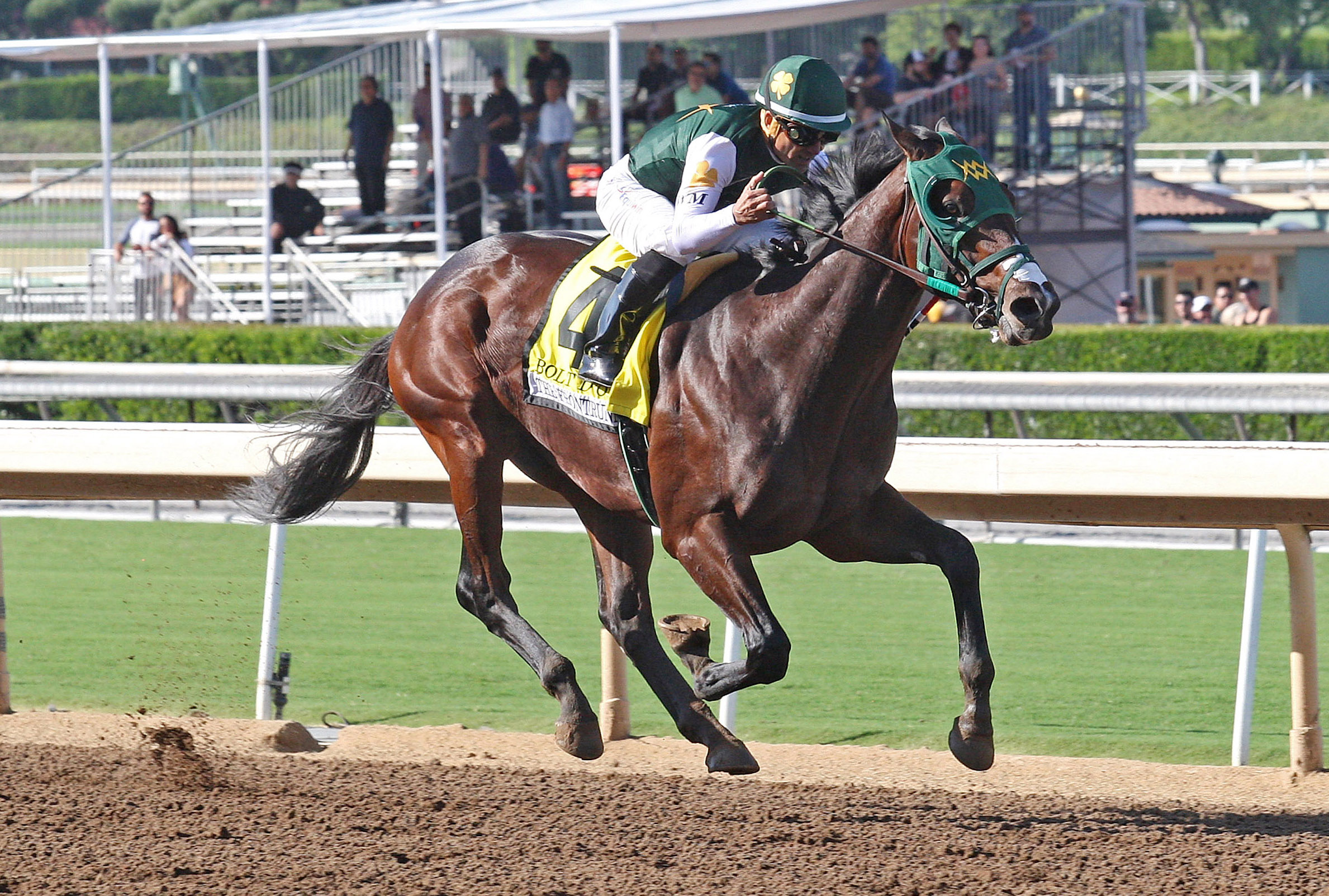 Bolt d-Oro wins the 2017 FrontRunner Stakes