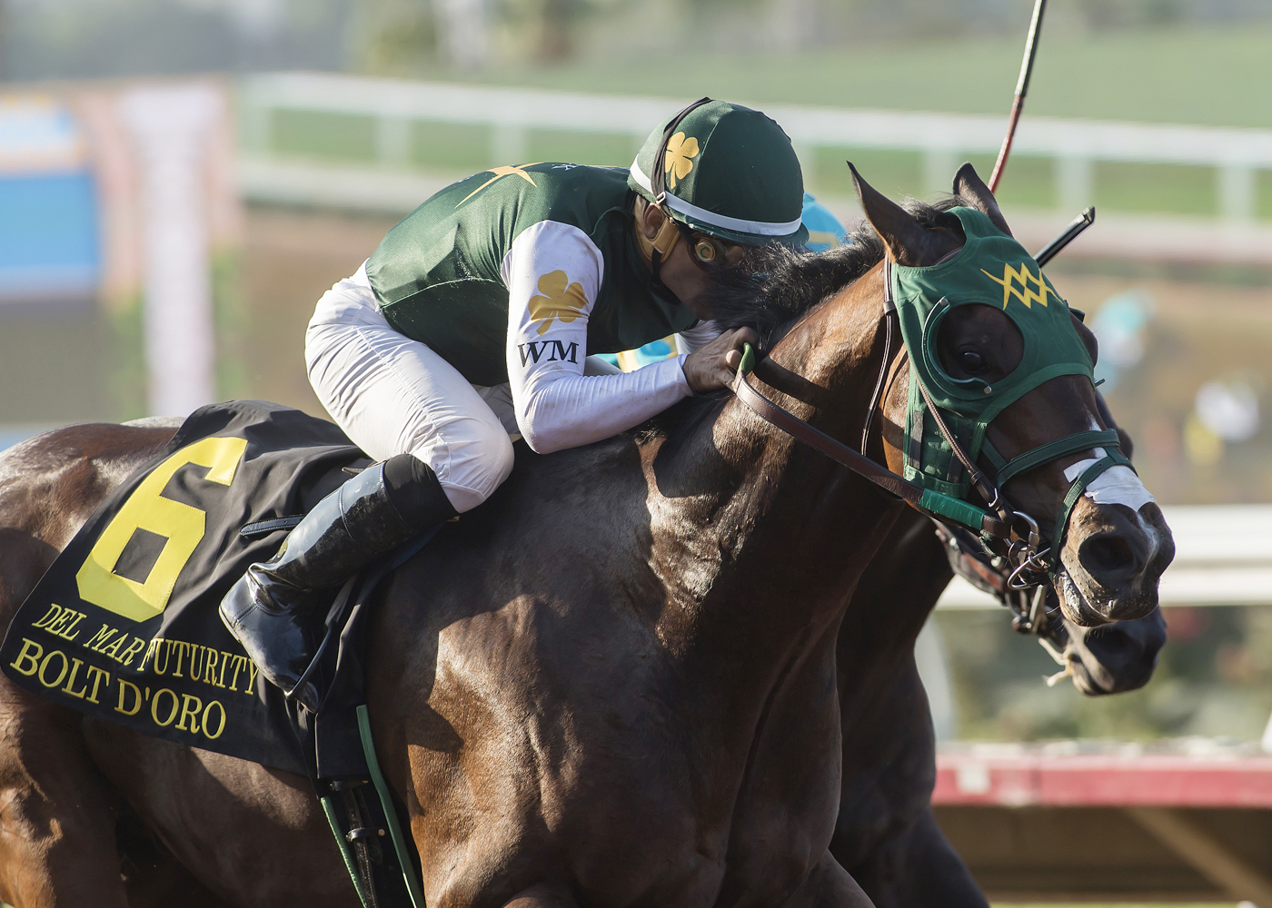 Bolt d'Oro wins the 2017 Del Mar Futurity