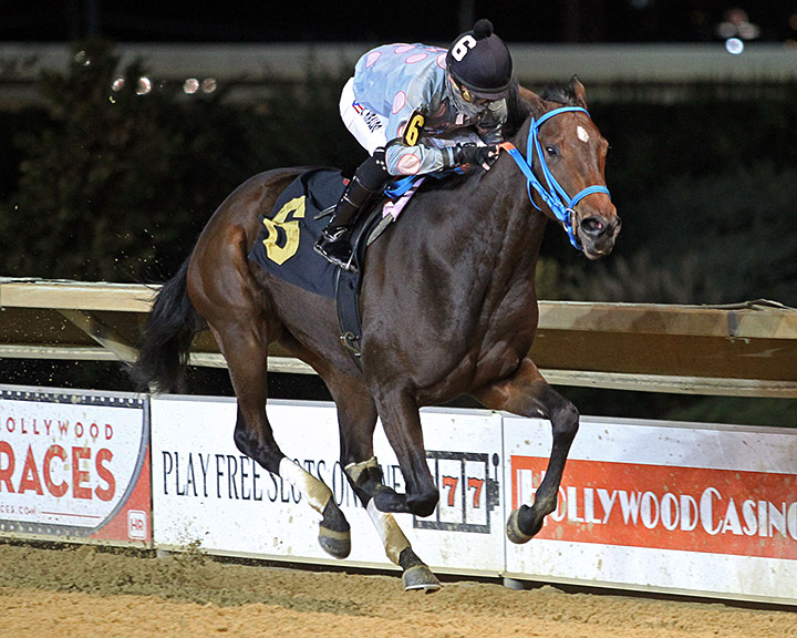 Boundtobebad wins the 2019 West Virginia Futurity at Charles Town