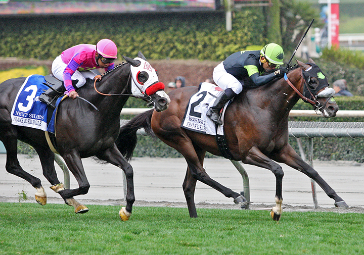Bowies Hero wins the 2018 Frank E. Kilroe Mile