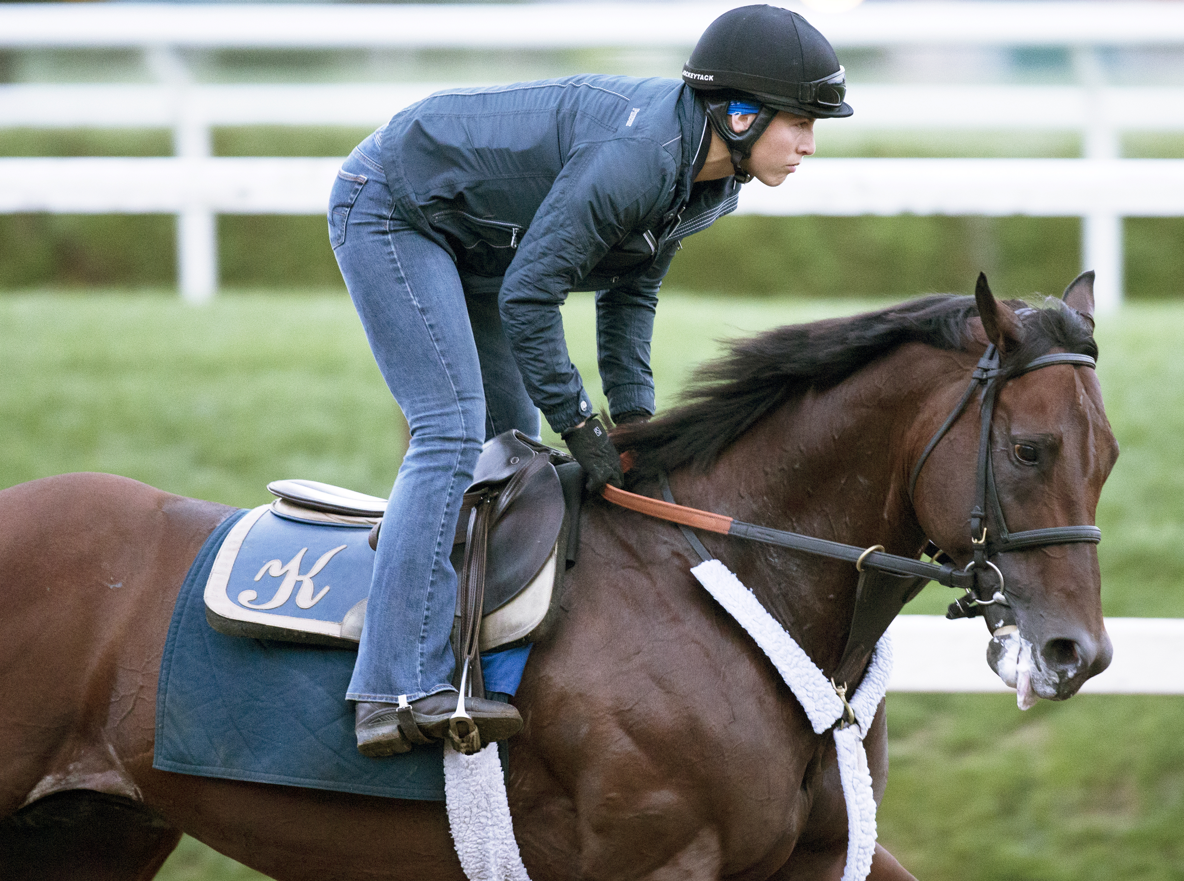 Bradester trains on Aug. 18