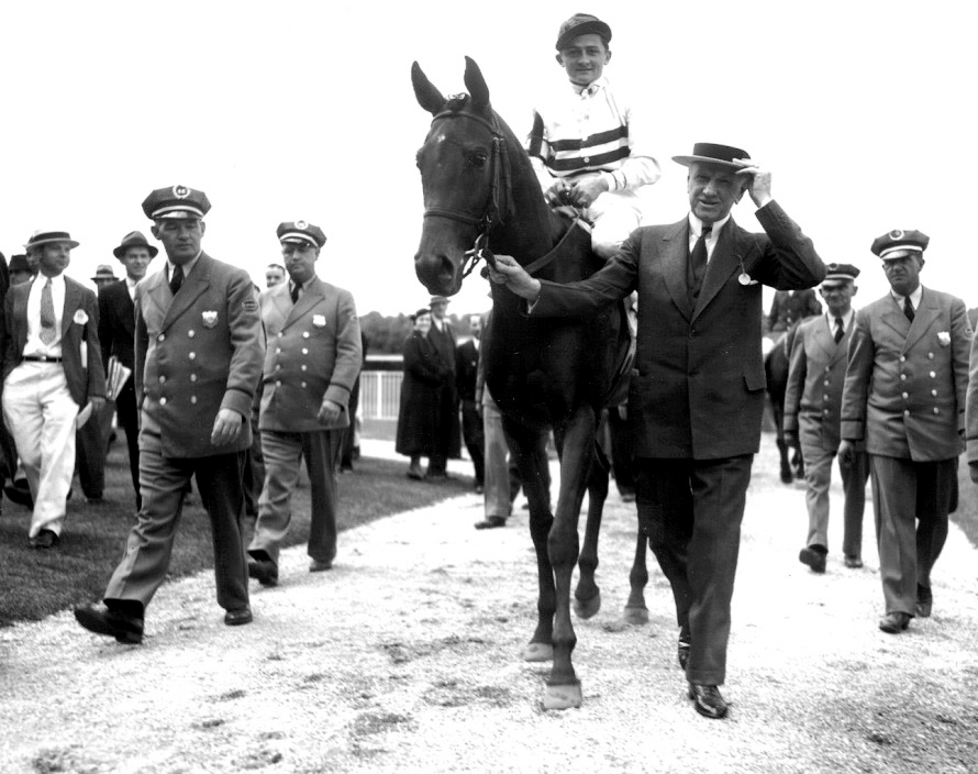 Col. E.R. Bradley with Black Helen