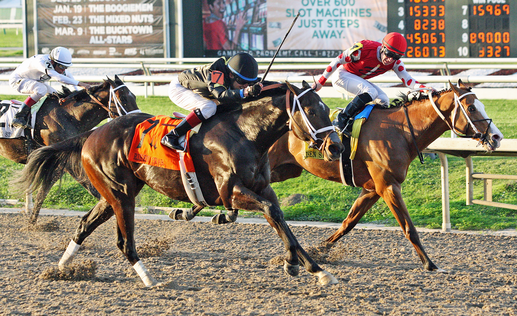 Bravazo wins the Risen Star