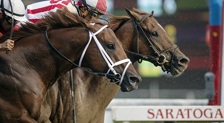 Breaking Lucky finishes third in an Aug. 19 optional claimer at Saratoga
