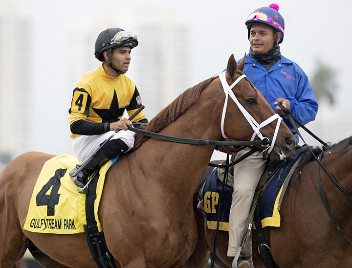 Breaking Lucky at the Fred W. Hooper Stakes