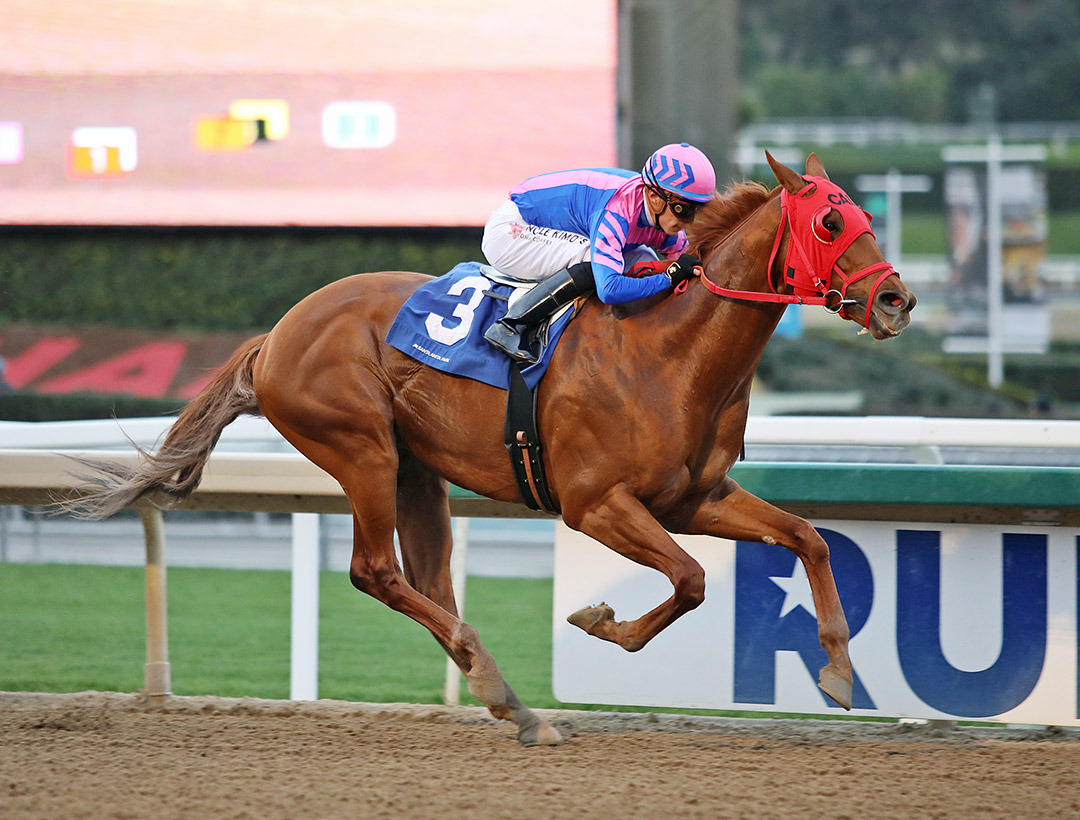 Brickyard Ride wins the 2021 California Cup Sprint at Santa Anita