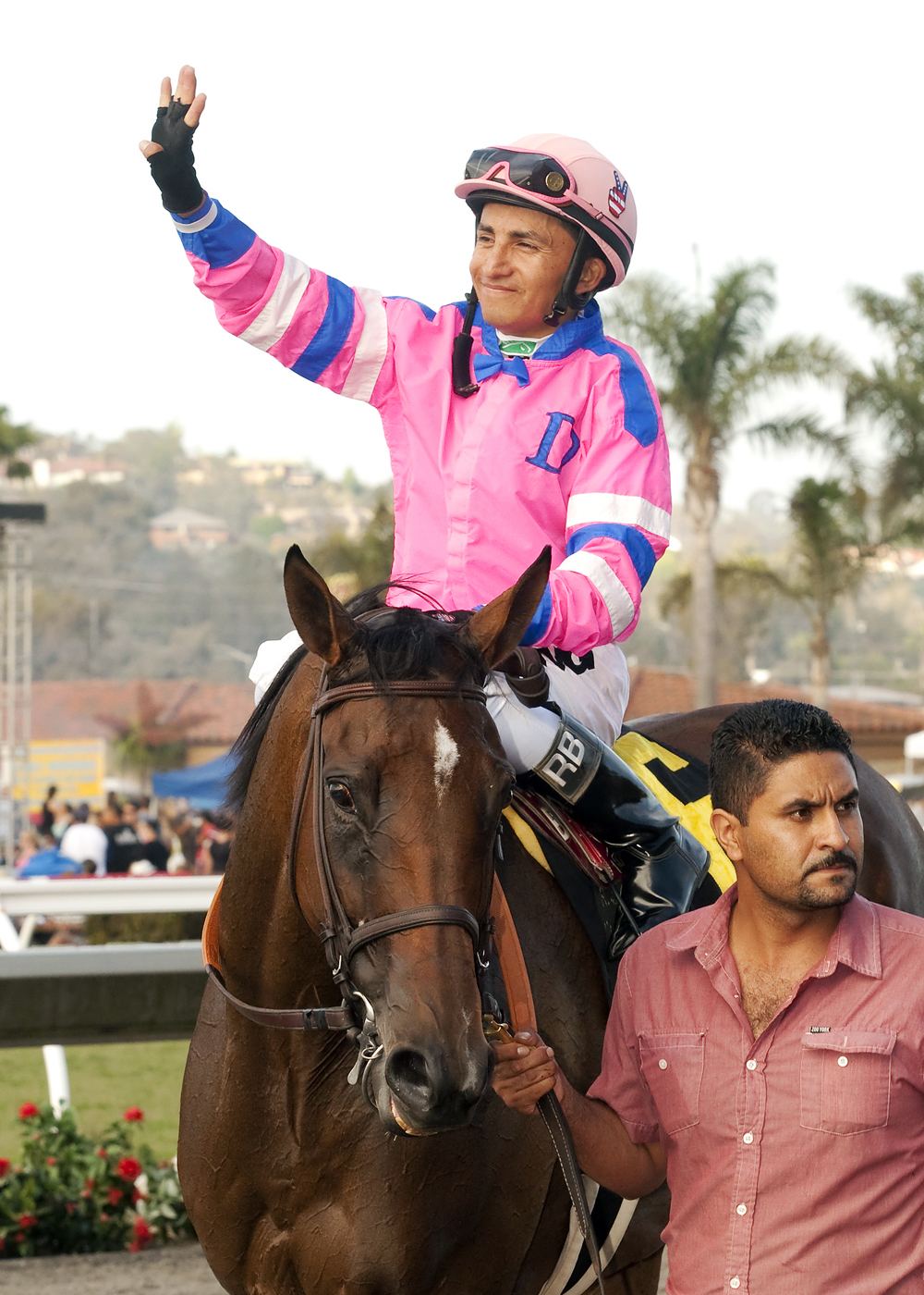 Rafael Bejarano aboard Broken Sword in the Tranquility Lake