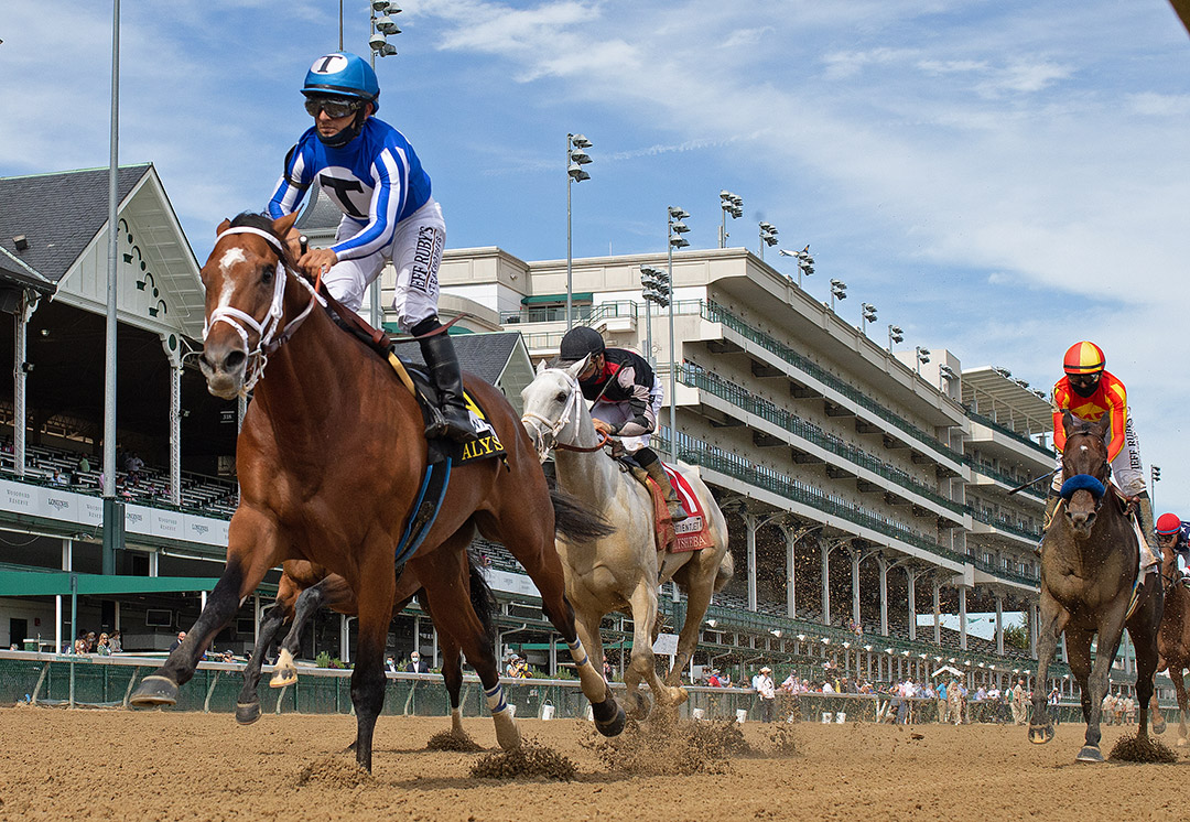 By My Standards wins the 2020 Alysheba Stakes at Churchill Downs
