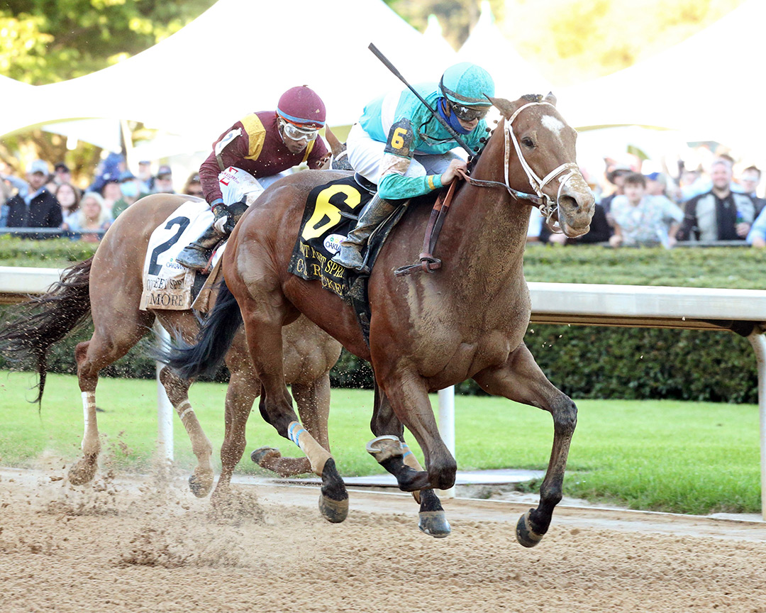 C Z Rocket wins the 2021 Count Fleet Handicap at Oaklawn Park