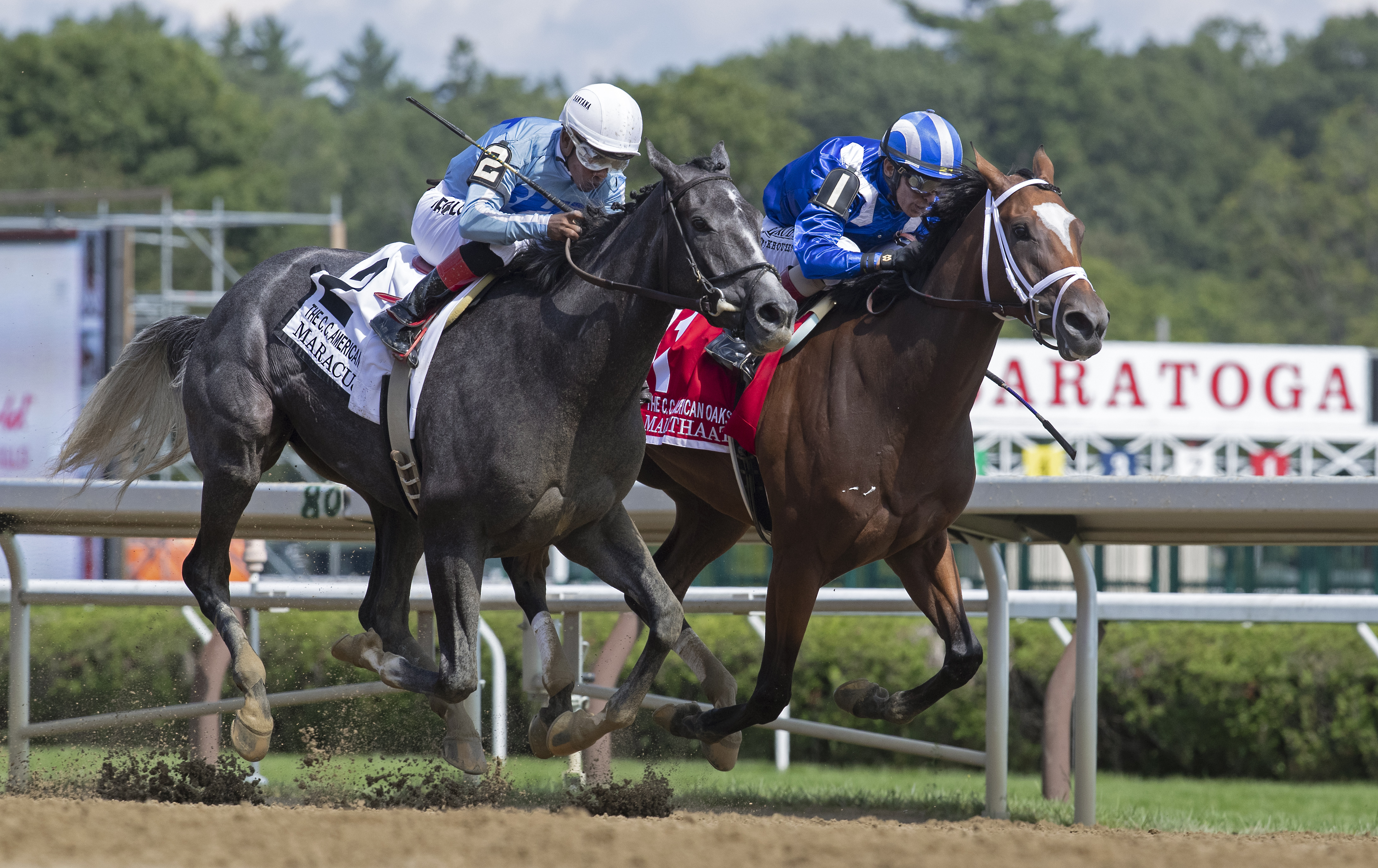 Maracuja (2) wins CCA Oaks 7-24-2021
