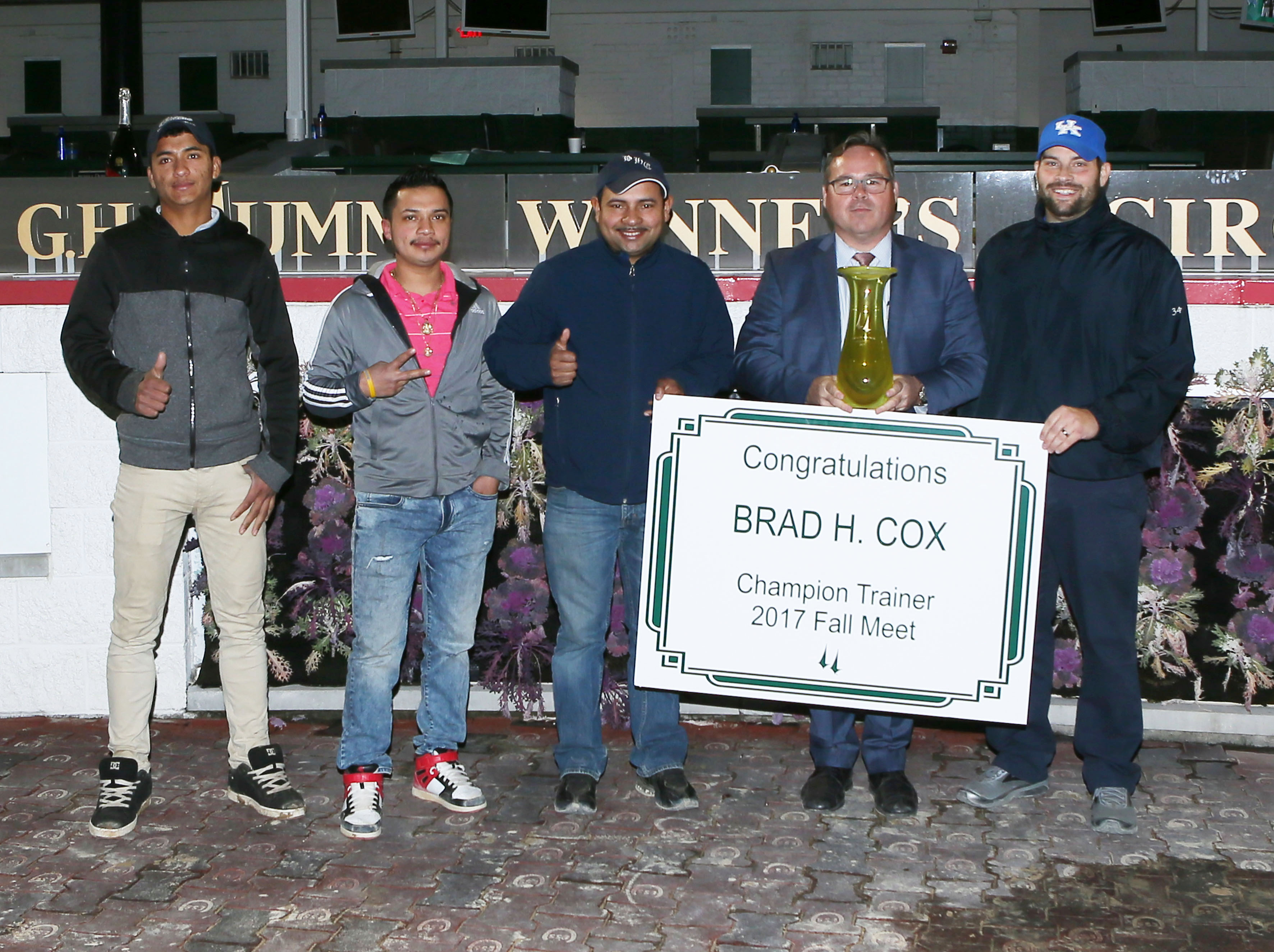 Brad Cox leading Churchill trainer
