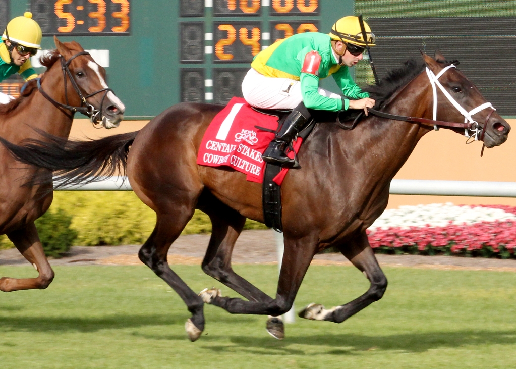 Cowboy Culture wins the Centaur Stakes 9.6.17