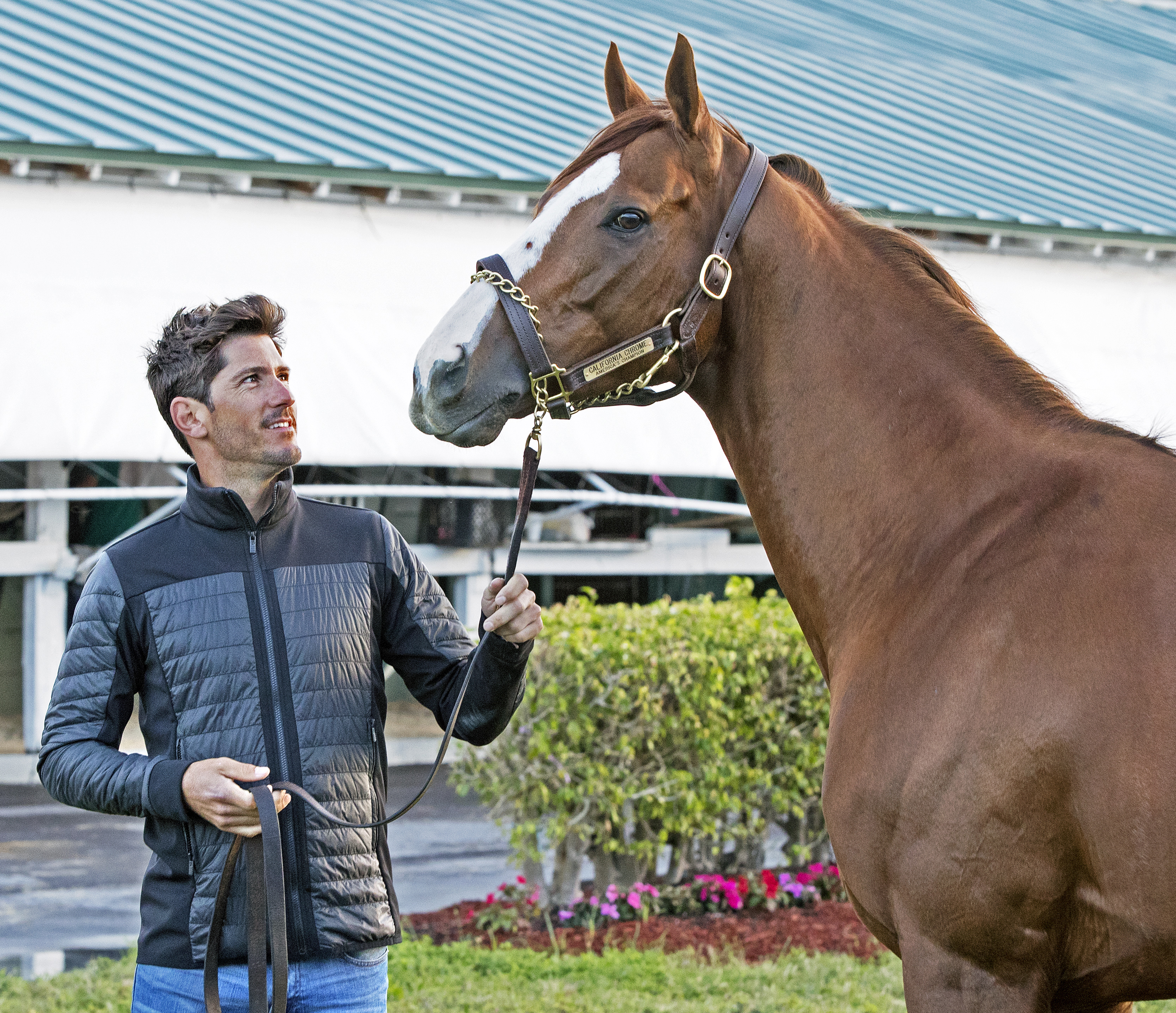 California Chrome with Nic Roldan